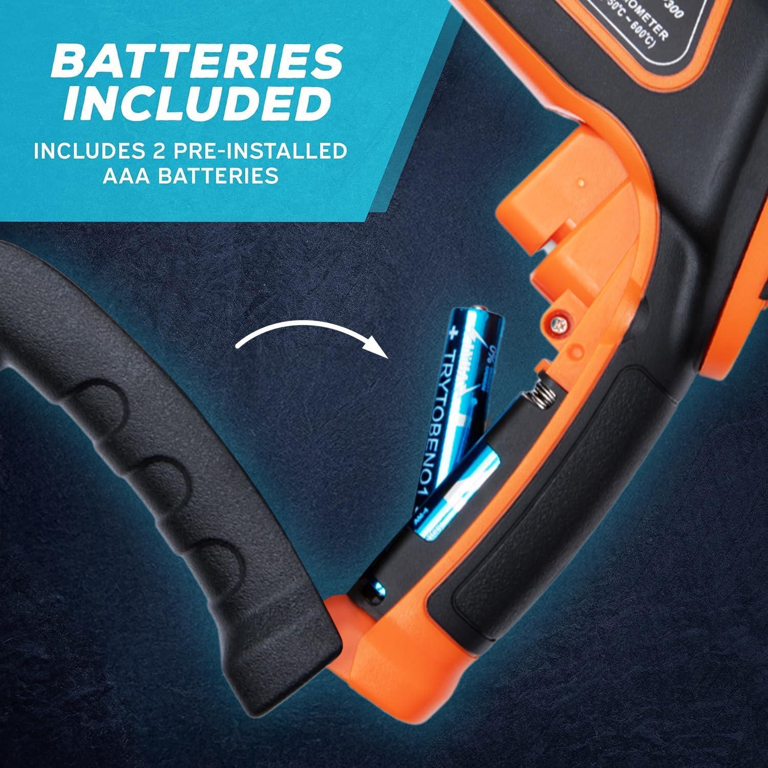 Termómetro Infrarrojo Kizen LP300 - Medición de Temperatura -50 a 600°C