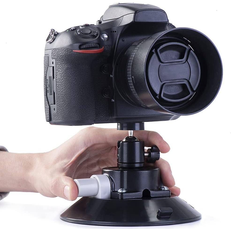 Soporte de Cámara IMT 4.5" con Ventosa 360° para DSLR y Video