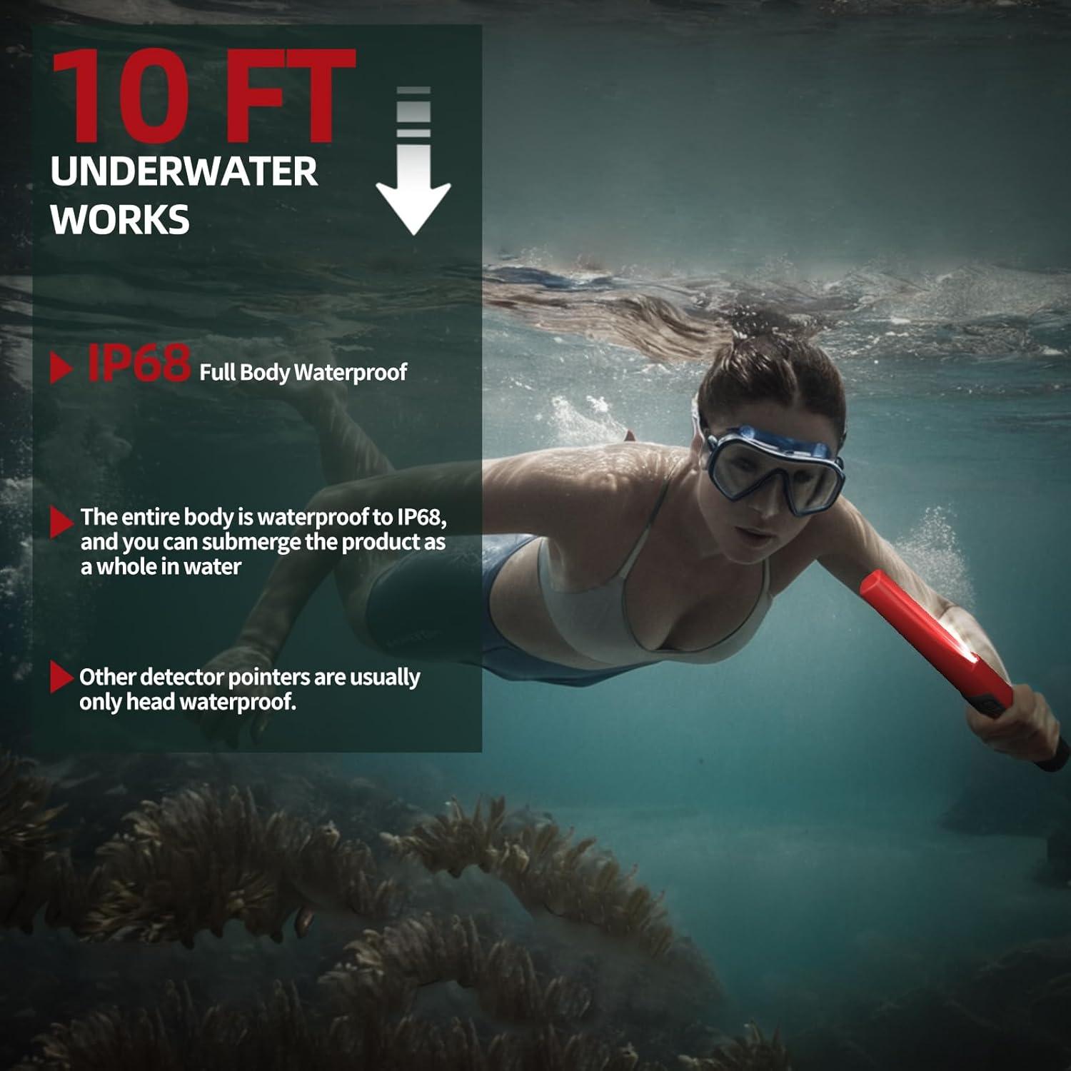 Detector de Metales Pinpointer PANCKY GC-2001 IP68 Impermeable