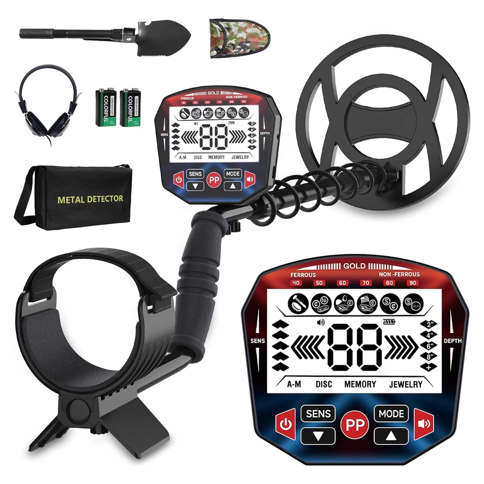 Detector de Metales MFTEK Profesional con Pantalla LCD 10"