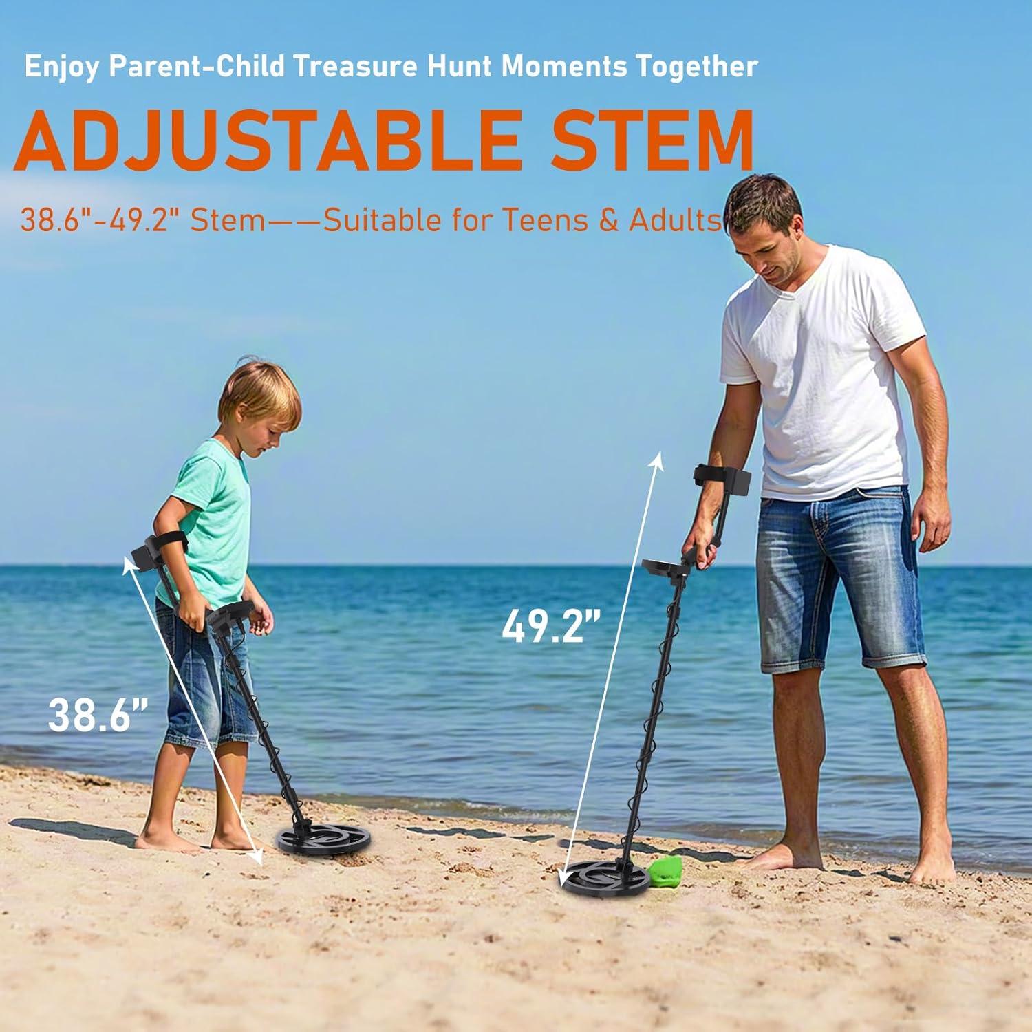 Detector de Metales MFTEK Profesional con Pantalla LCD 10"