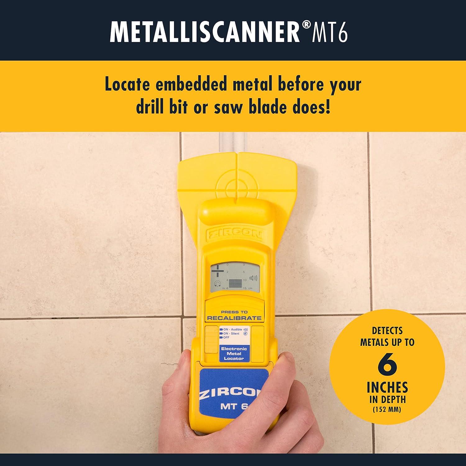 Detector de Metales Zircon MetalliScanner MT6 Profesional 1.06 kg