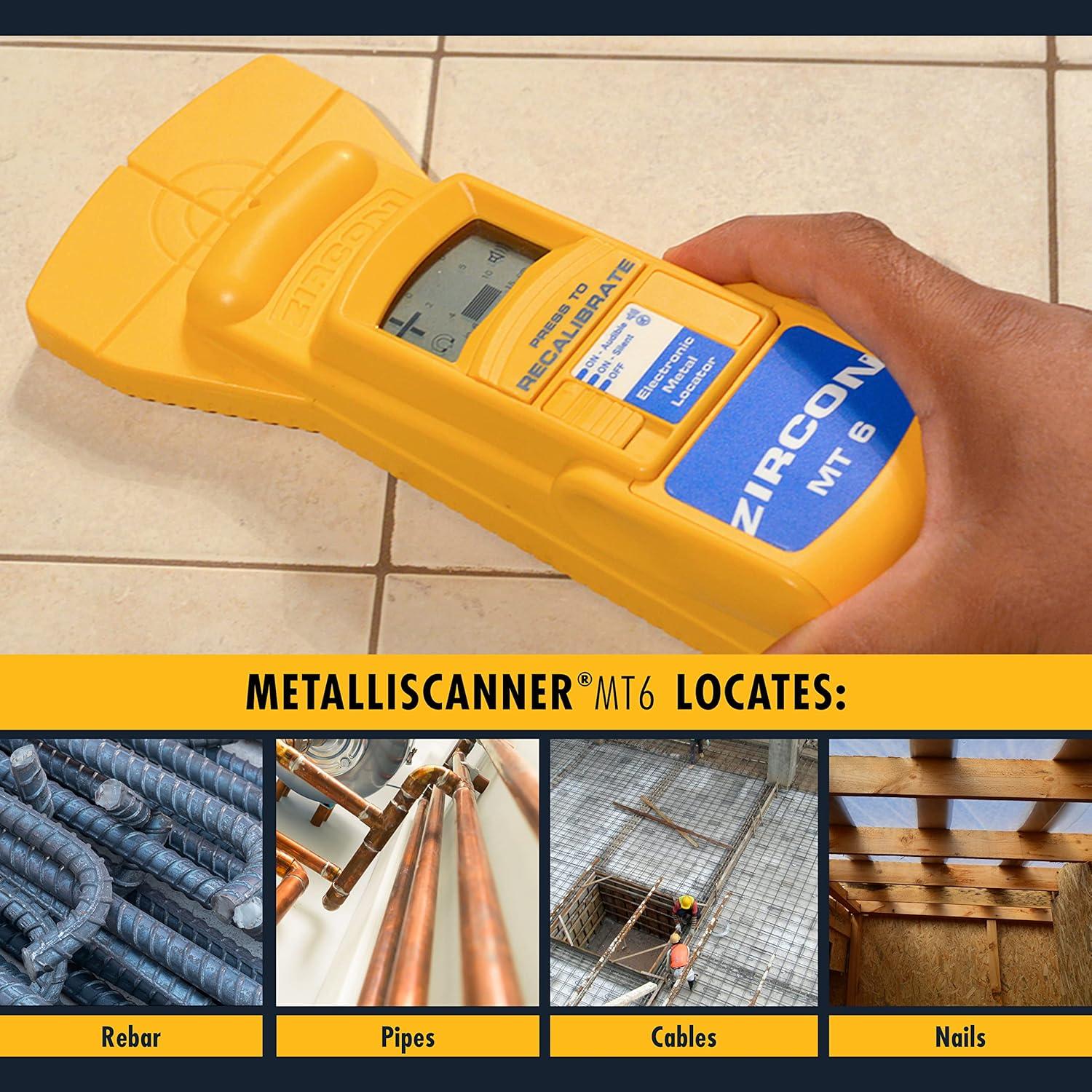 Detector de Metales Zircon MetalliScanner MT6 Profesional 1.06 kg