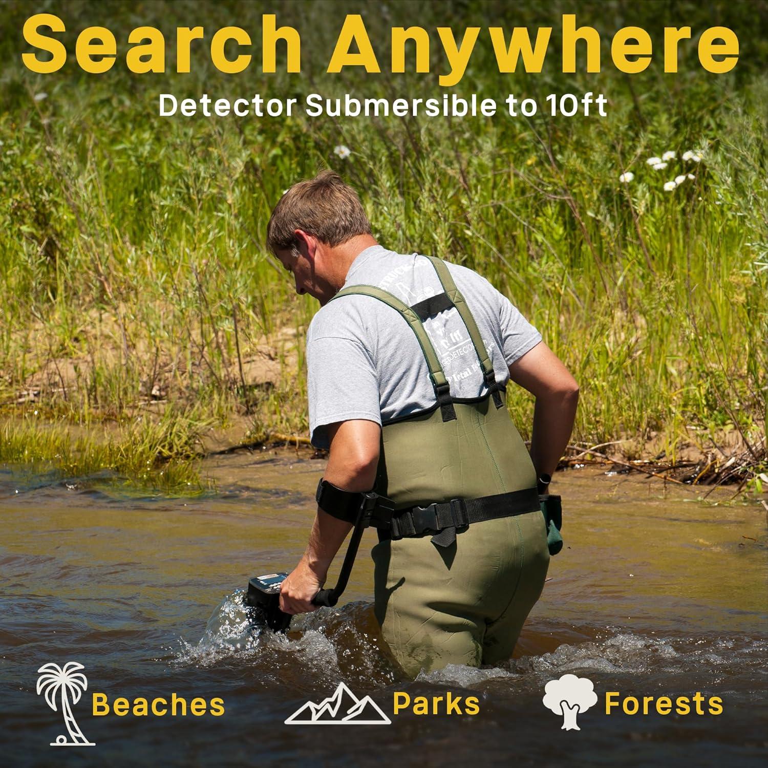 Detector de Metales Garrett A.T. Gold a Prueba de Agua 3.1 kg