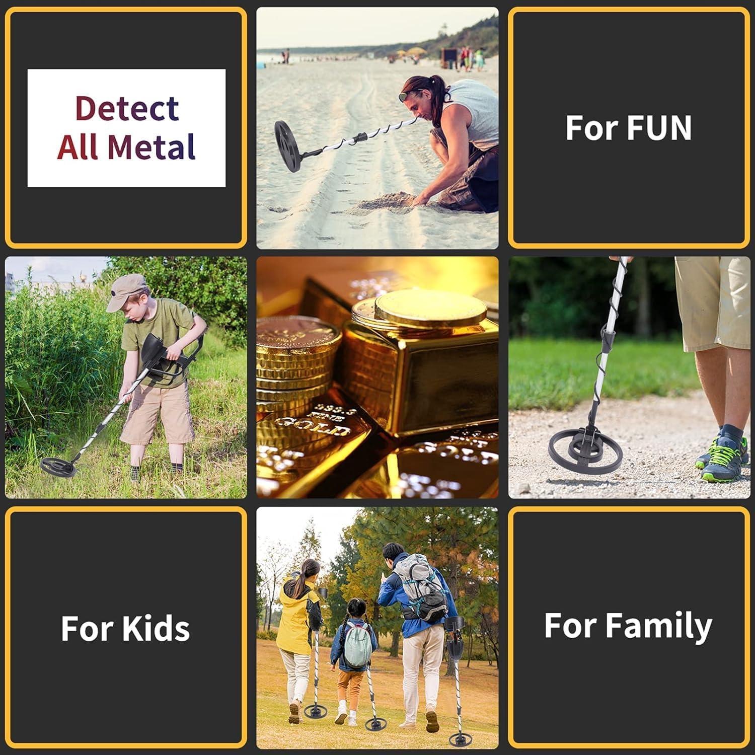 Detector de Metales DeeAWai OG-MD006 - Impermeable 20 cm