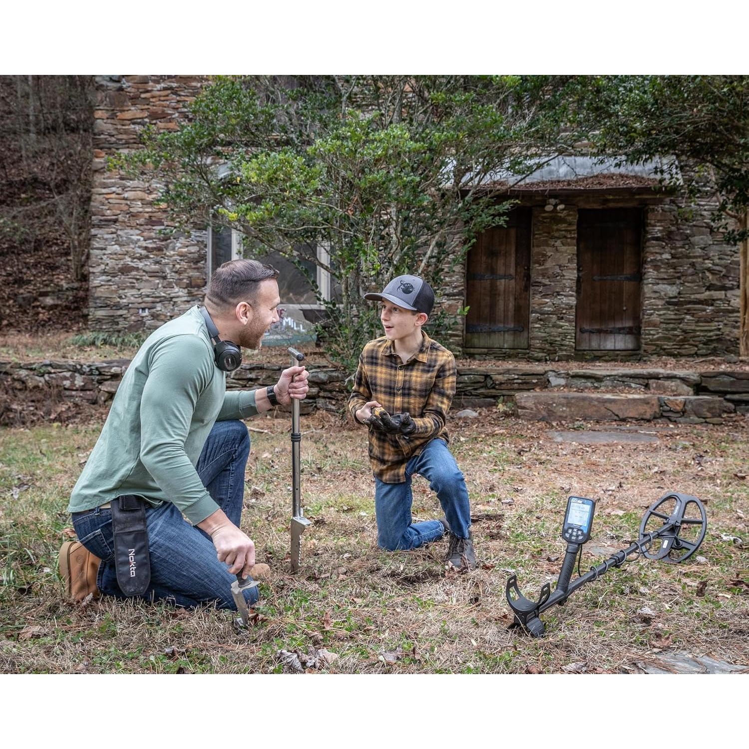 Detector de Metales Nokta Score IP68 Recargable 12" para Adultos