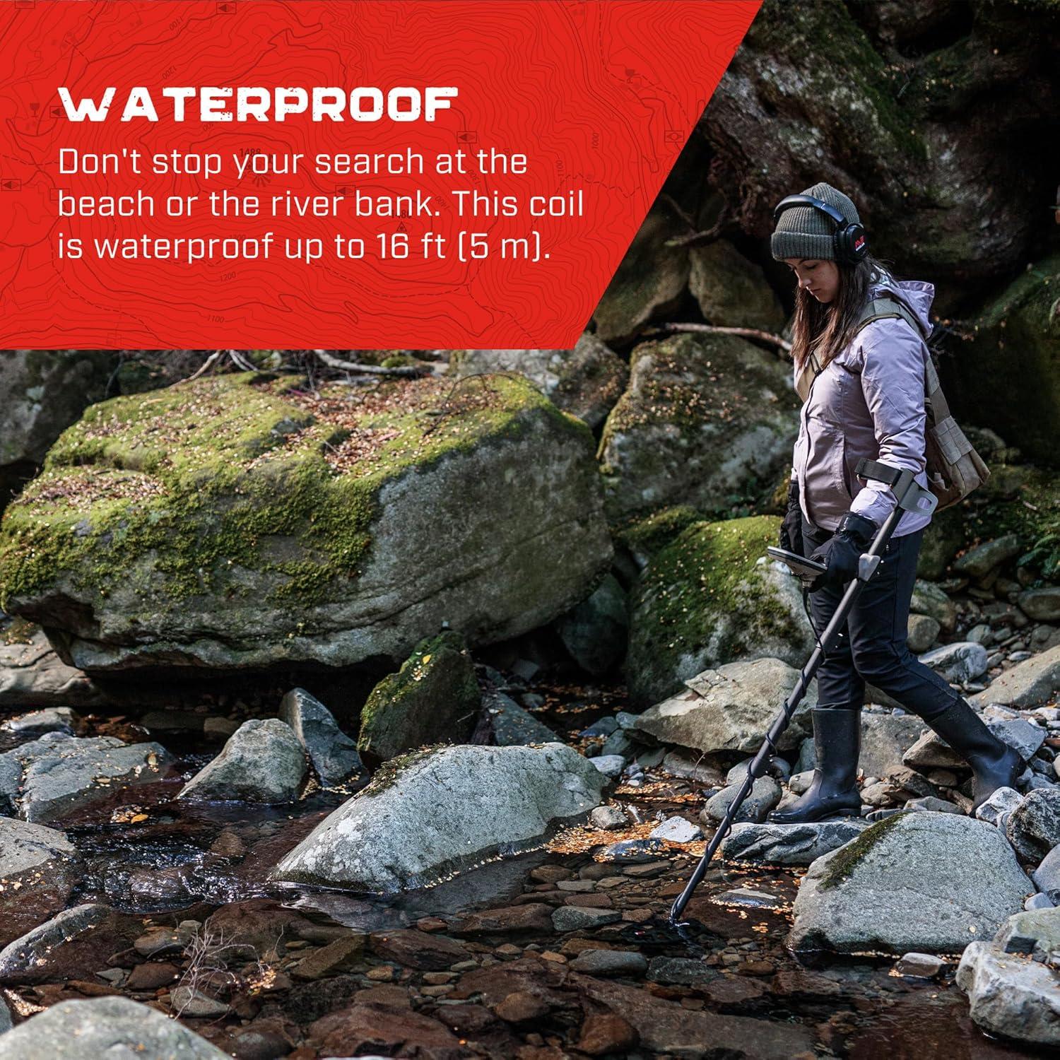 Bobina de Búsqueda Impermeable 8" MINELAB V8X para X-TERRA PRO