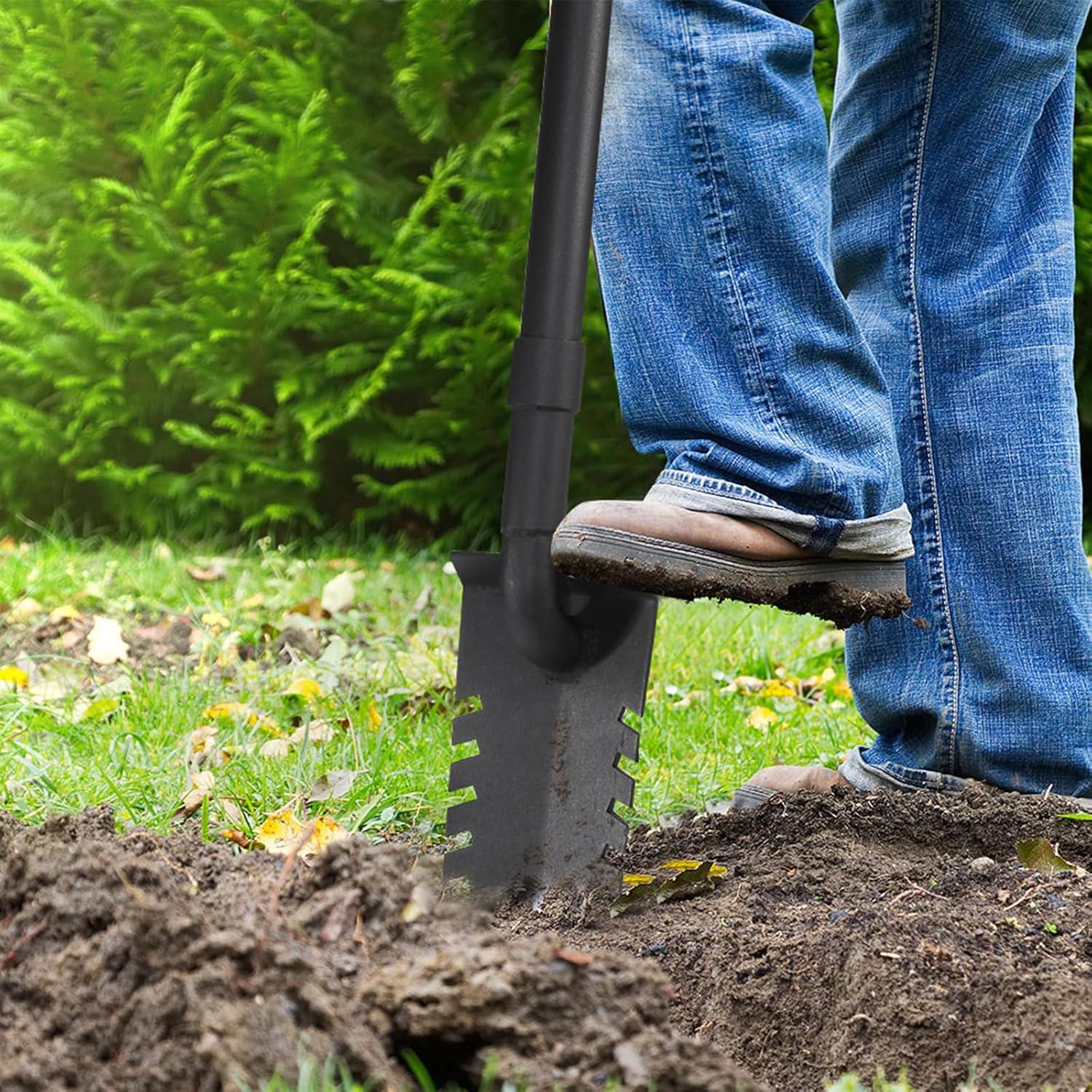 Pala de Excavación GADFISH 101.6 cm con Mango en T para Jardín