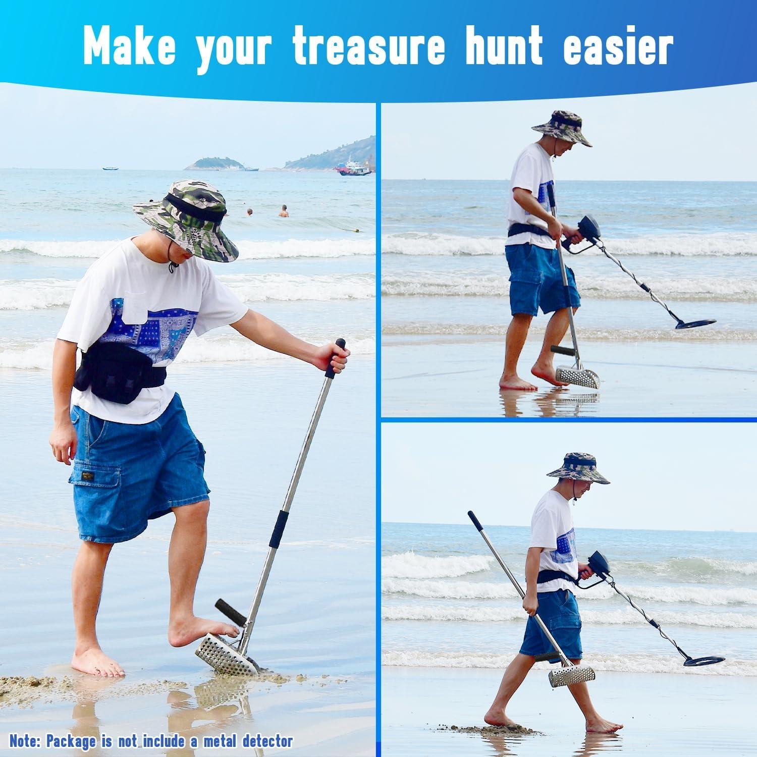 Pala de Arena YTYLSJ de Acero Inoxidable para Detección de Metales