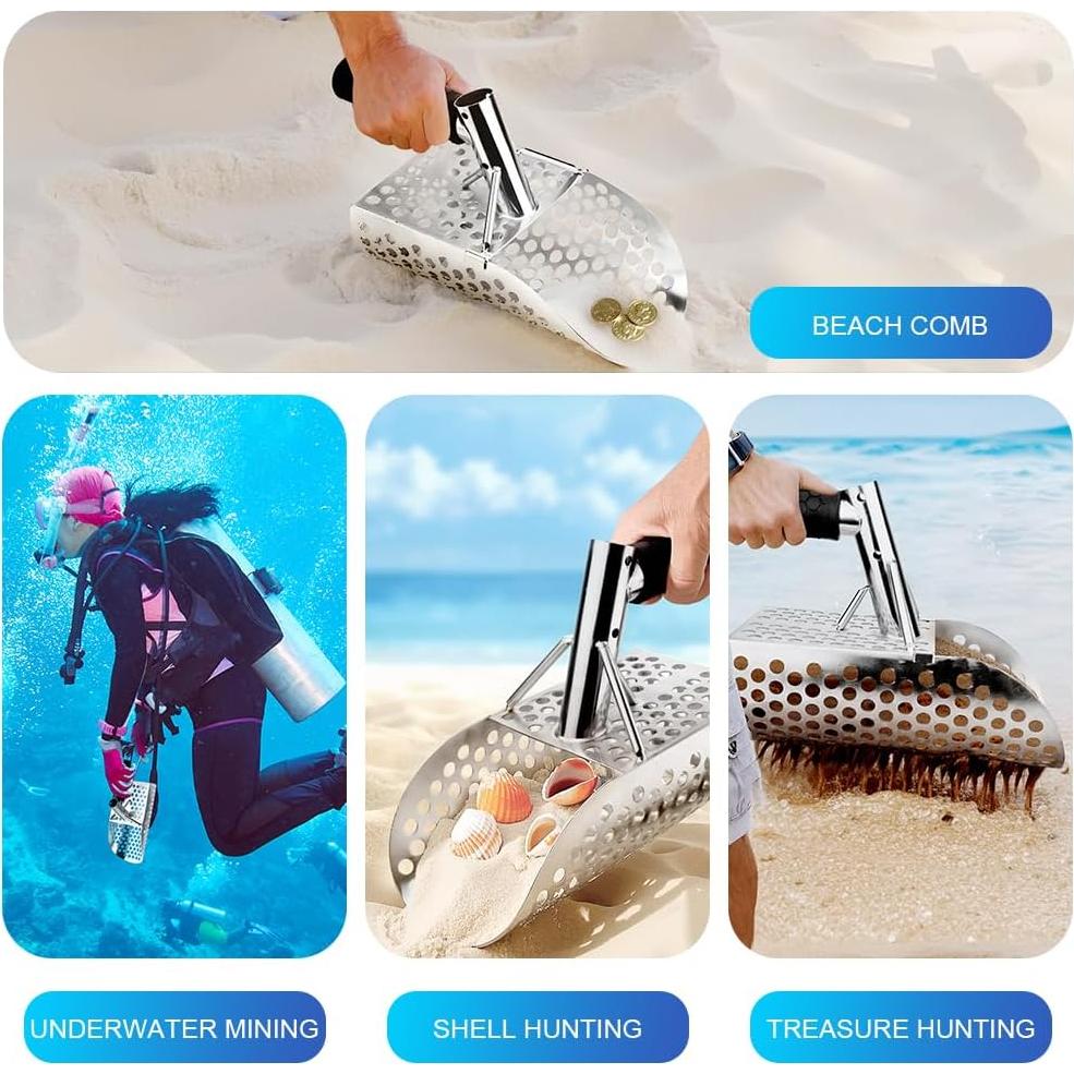 Pala de Arena YTYLSJ de Acero Inoxidable para Detección de Metales