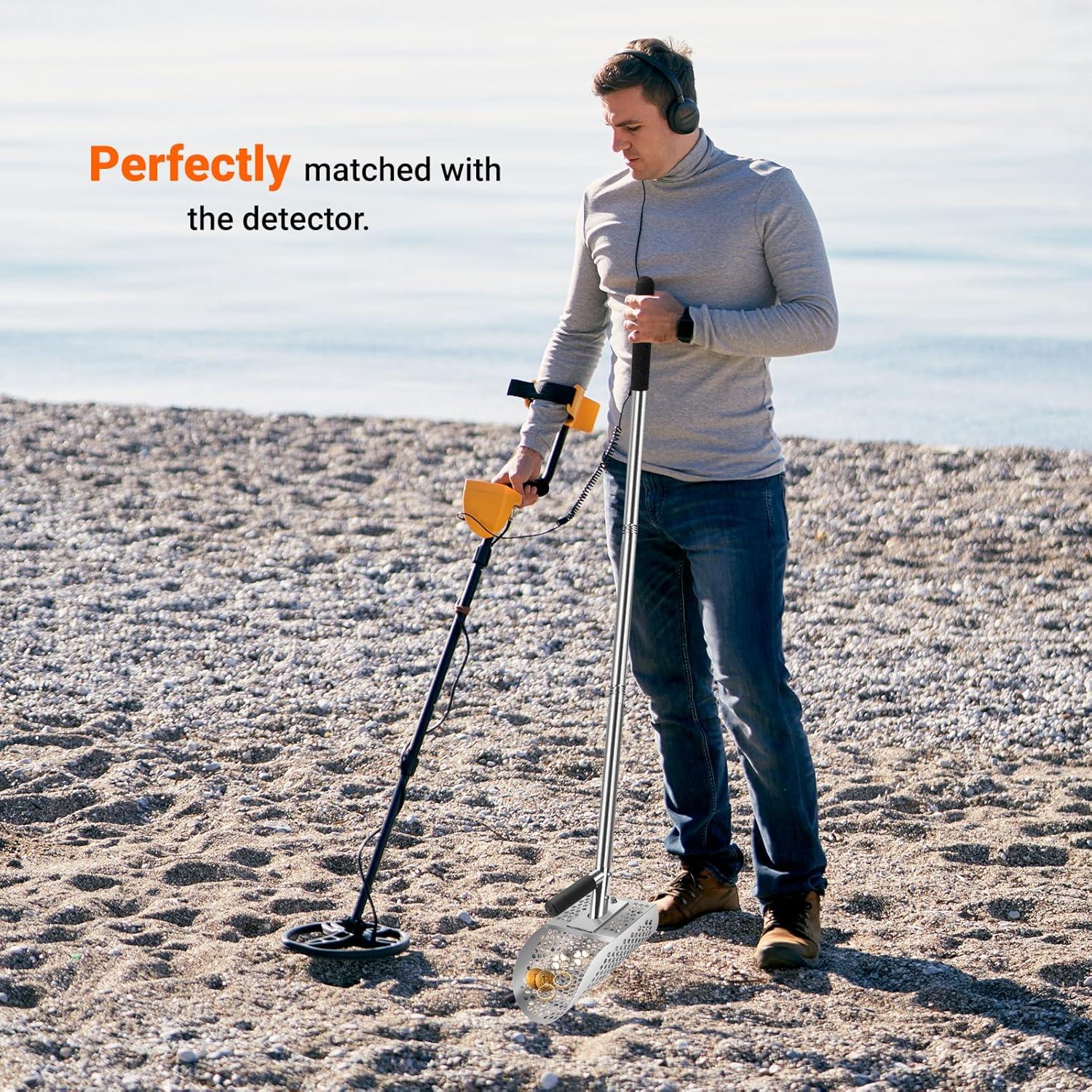 Pala de Arena Yaheeda de Acero Inoxidable 116.8 cm