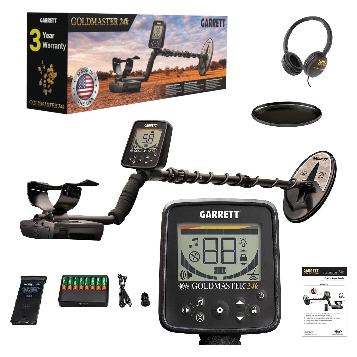 Detector de Metales Garrett Goldmaster 24k - 48kHz, 3.29kg