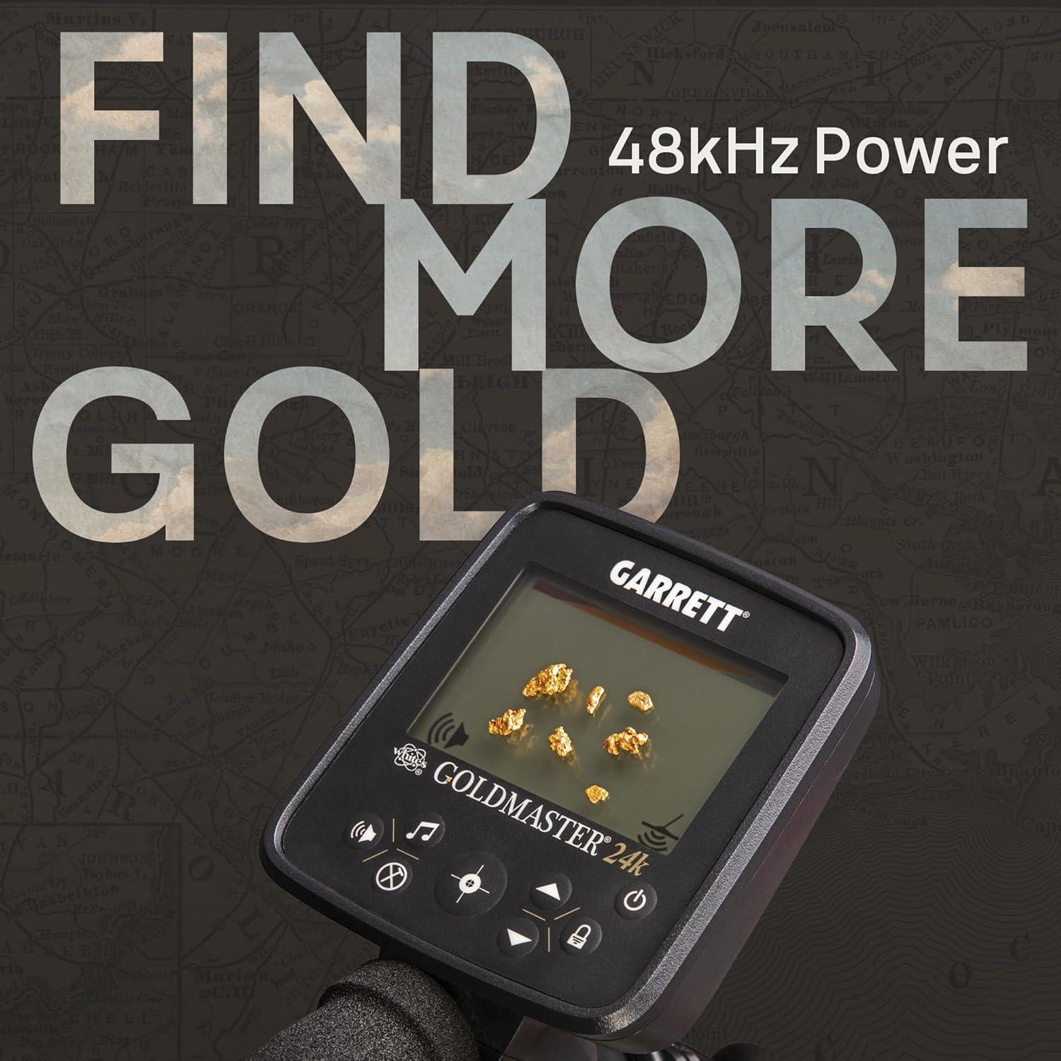 Detector de Metales Garrett Goldmaster 24k - 48kHz, 3.29kg
