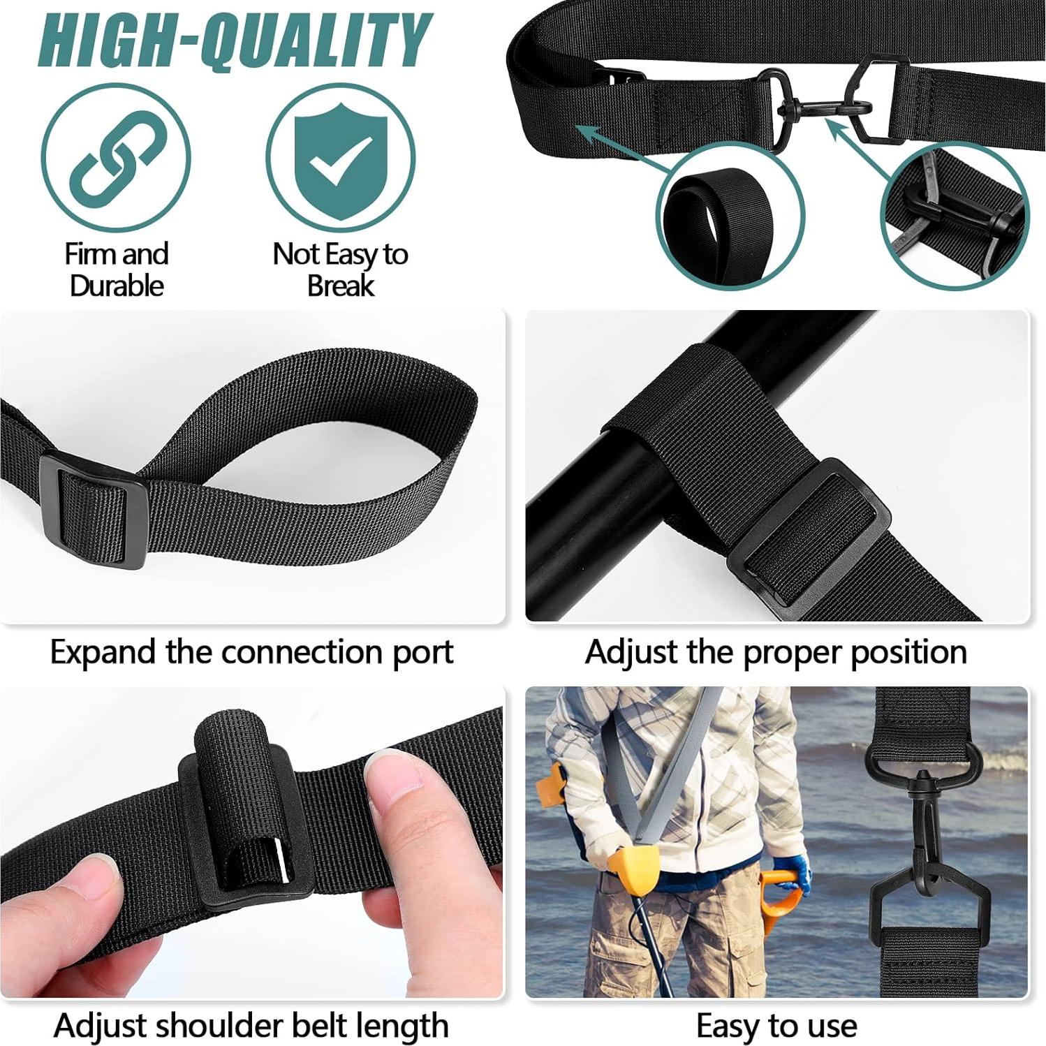 Correas de Hombro Ajustables Tondiamo para Detector de Metales