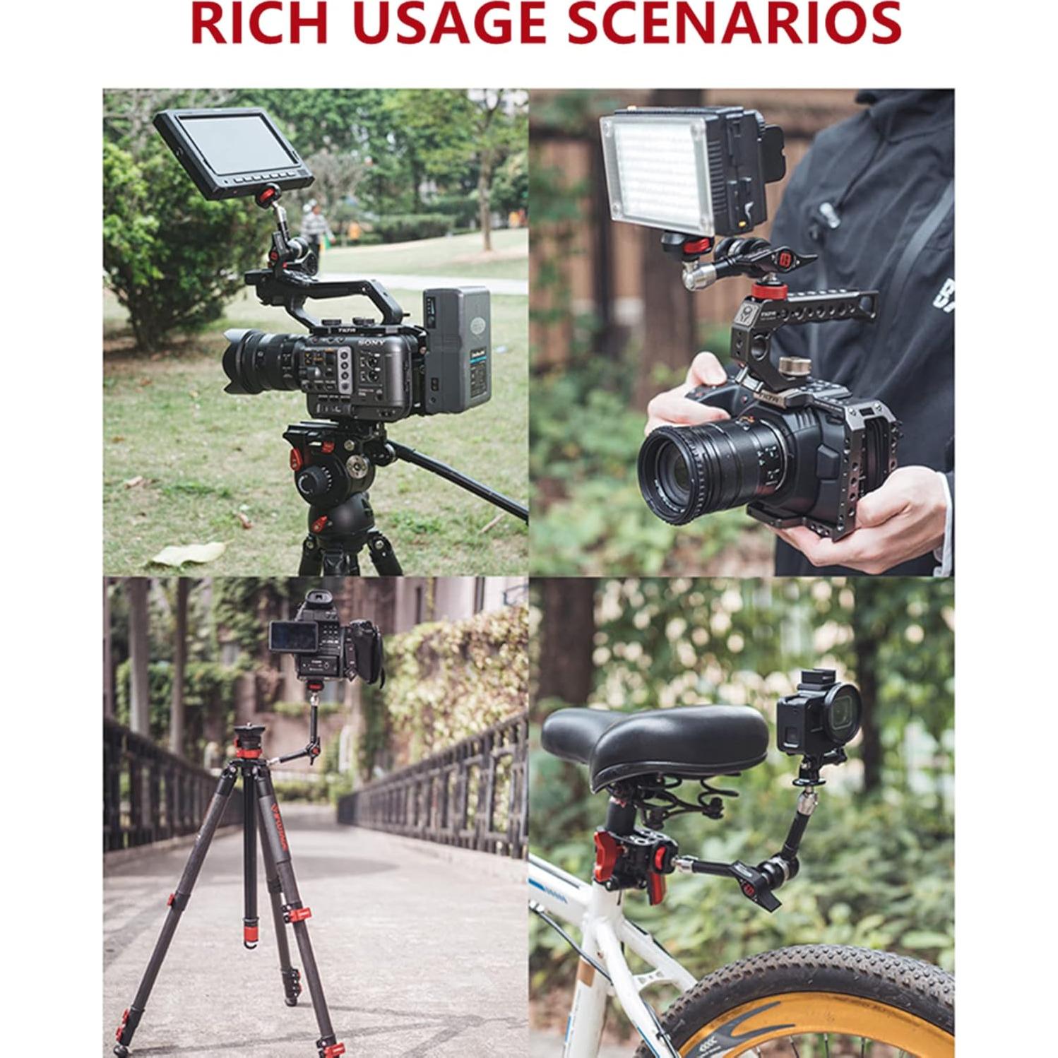 Brazo Mágico Articulado IFOOTAGE 14 cm con Zapata Fría