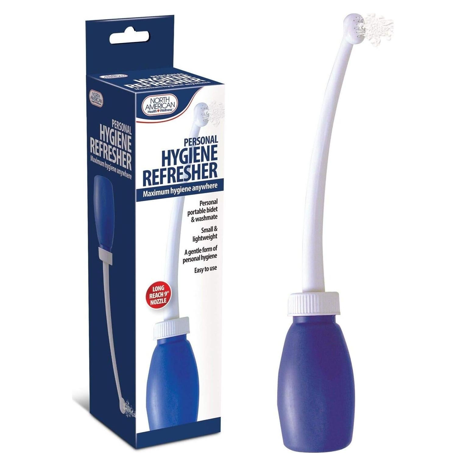 Bidet Portátil Personal Higiene Suave 130g Boquilla 22.86cm