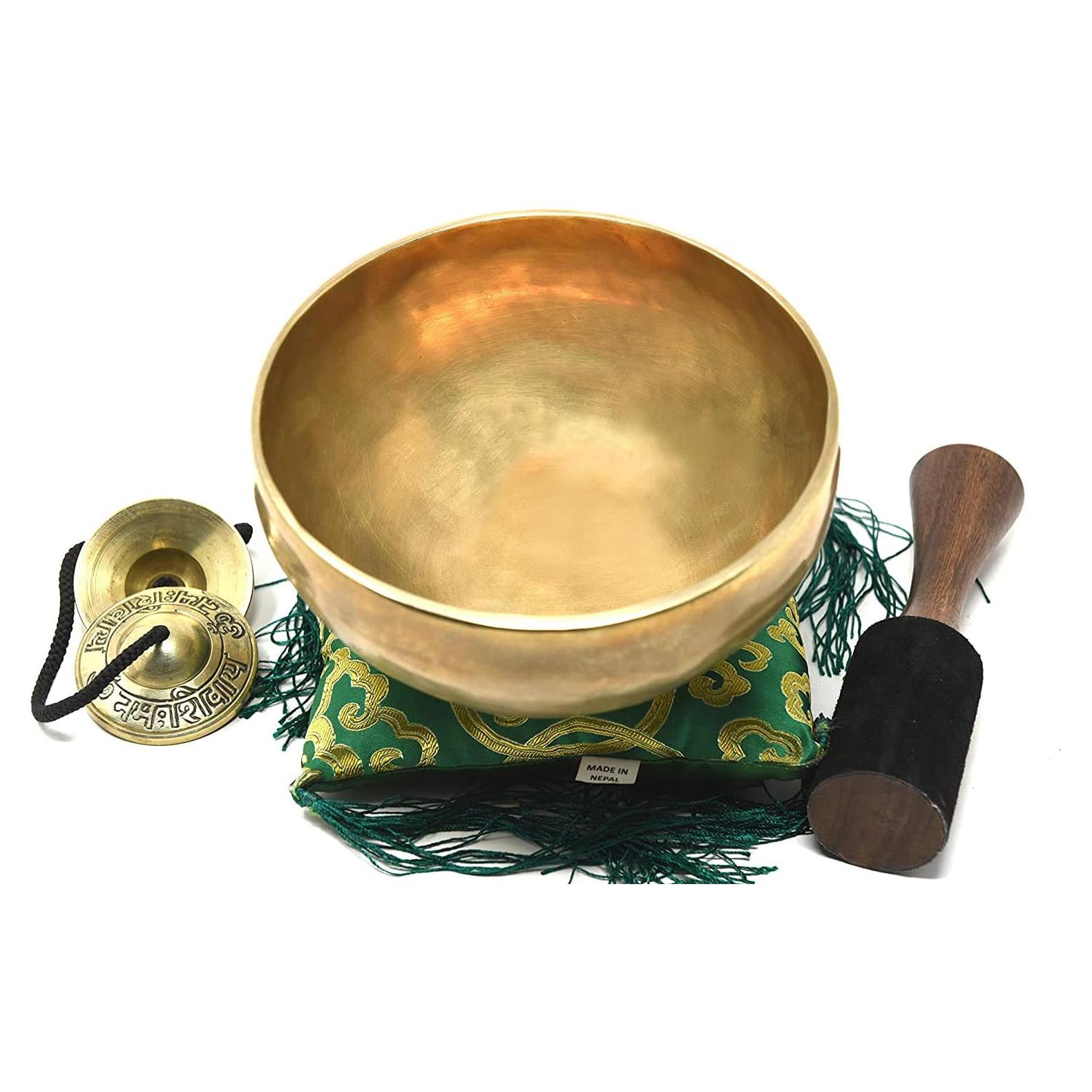 Bowl Cantante Tibetano Hecho a Mano 17.78 cm - Chakra Corona