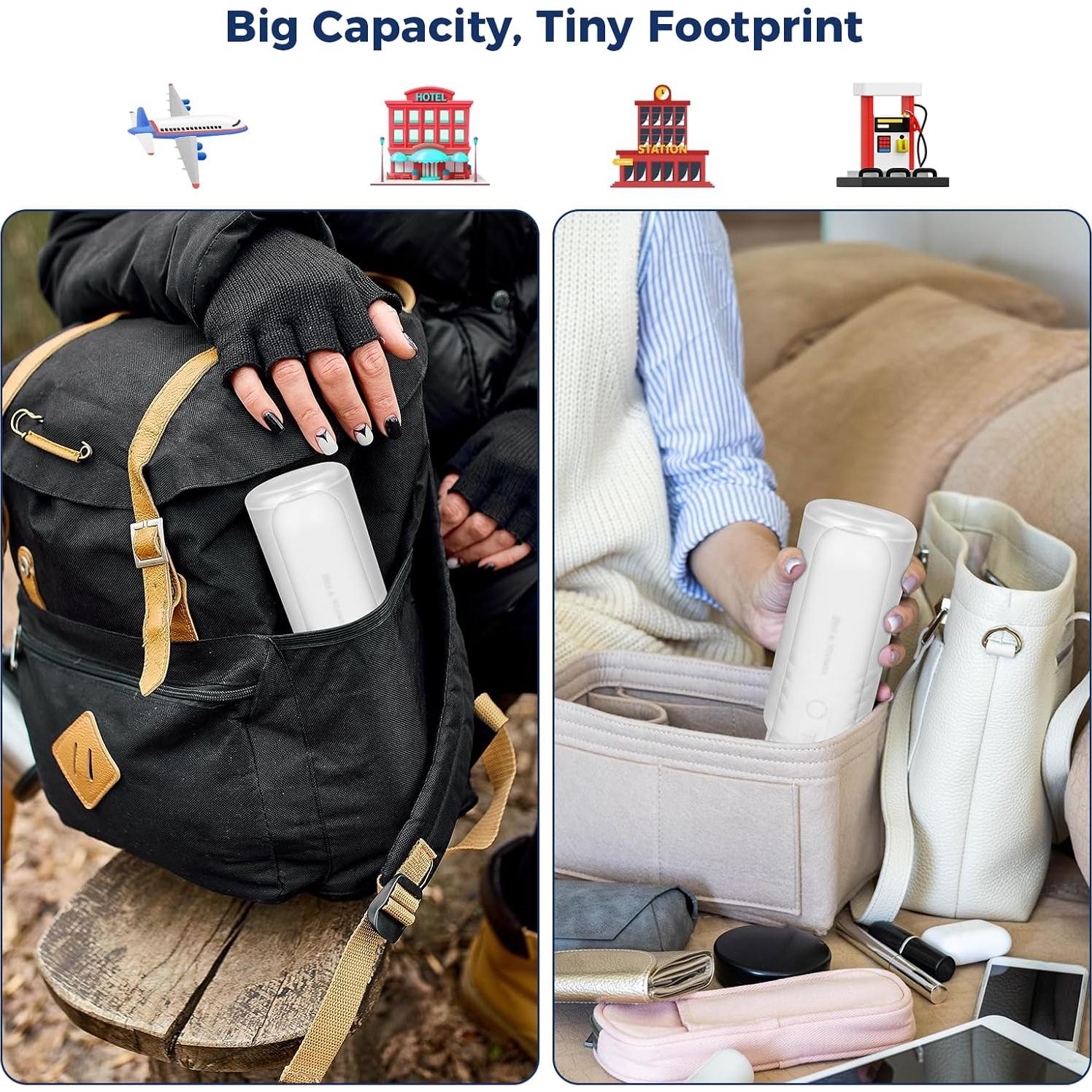 Bidet Portátil BEE&FLOWER 320ml Recargable IPX7 para Viajes