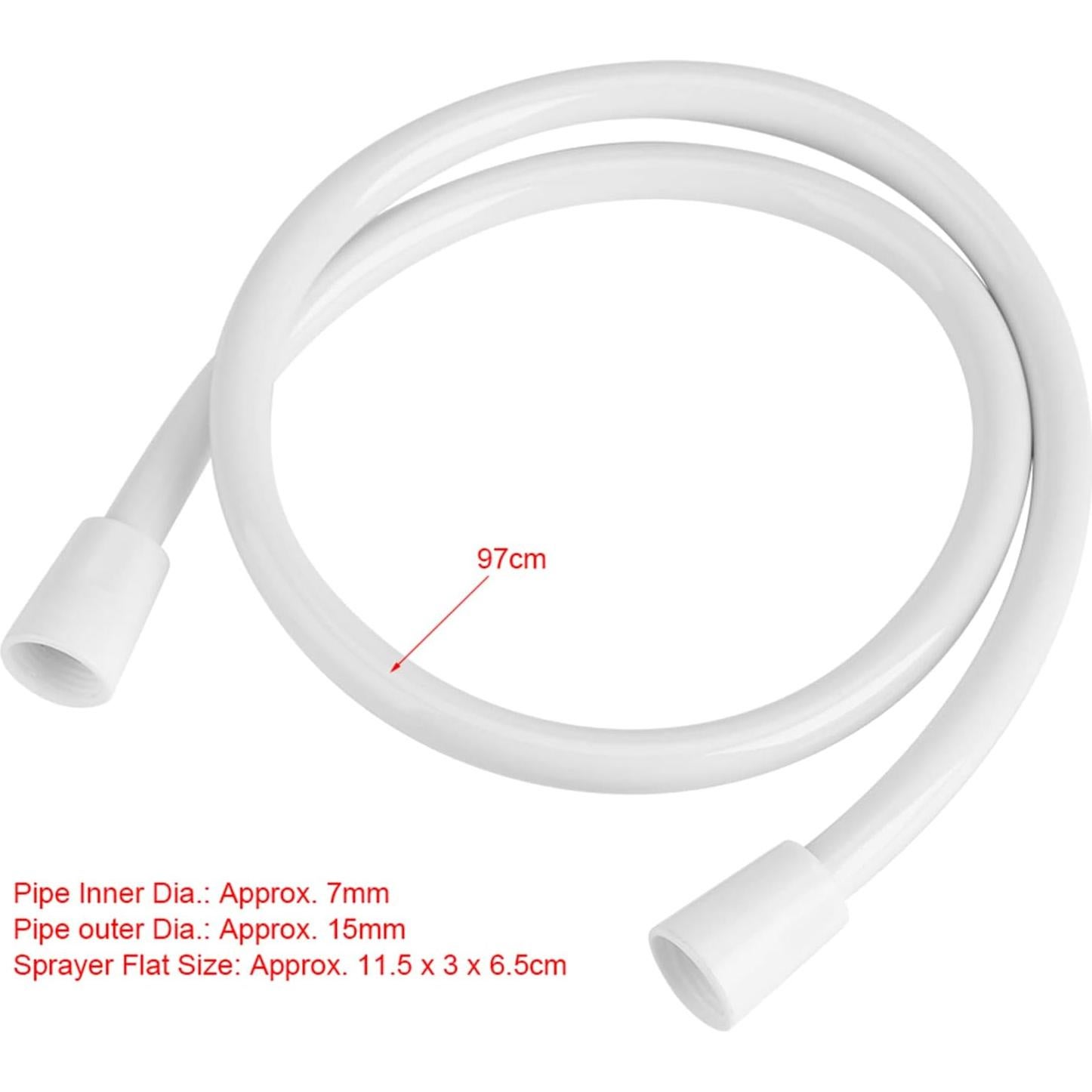 Bidet de Mano 97 cm Shattaf - Rociador Potente para Baño