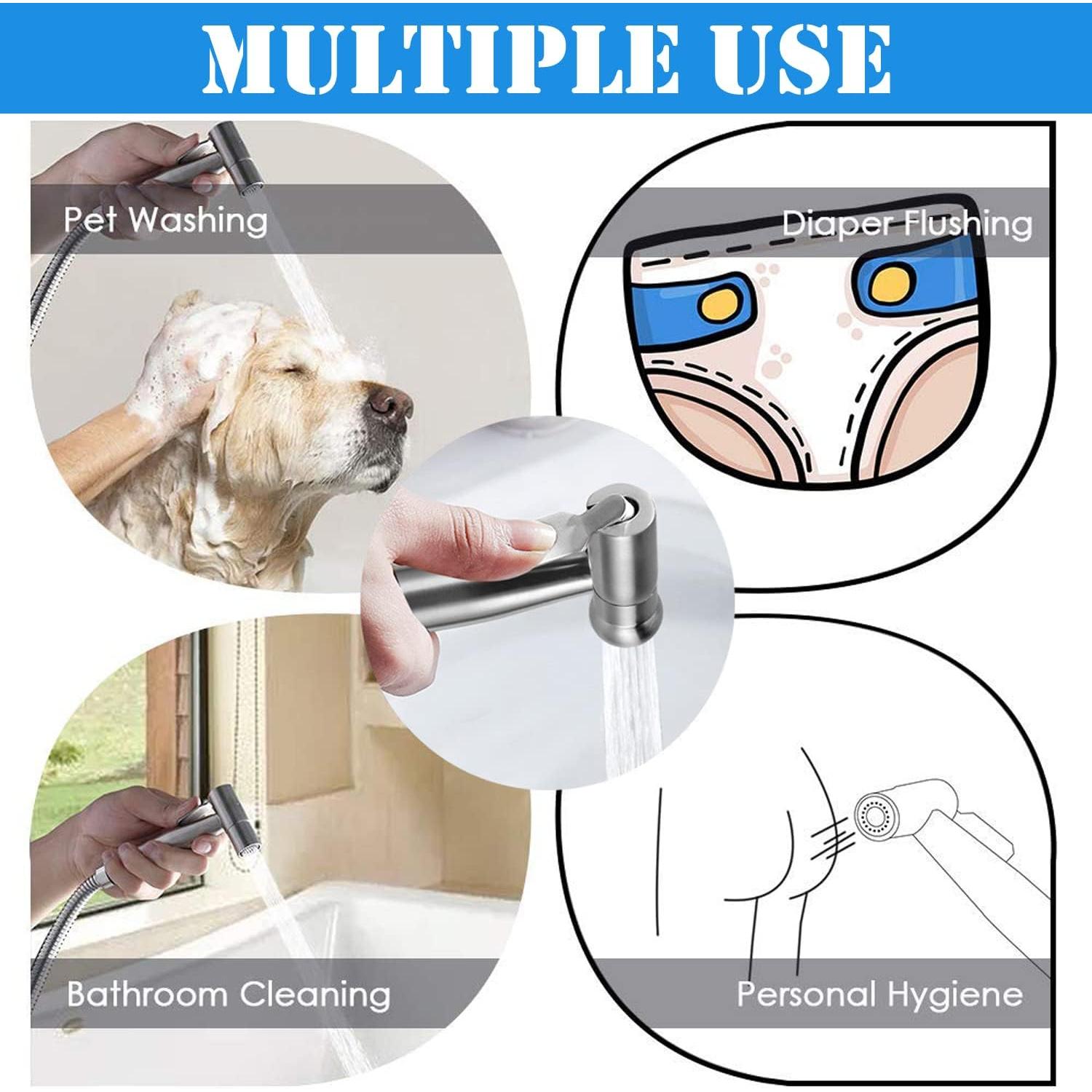 Rociador de Bidet de Mano AITUOSI con Manguera de 150 cm