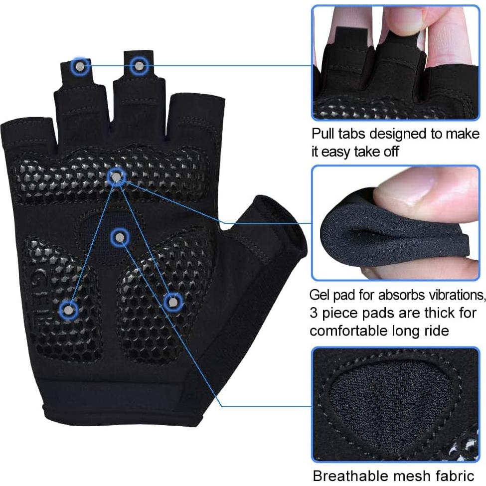 Guantes de Ciclismo HuwaiH H-G-01 Antideslizantes y Transpirables