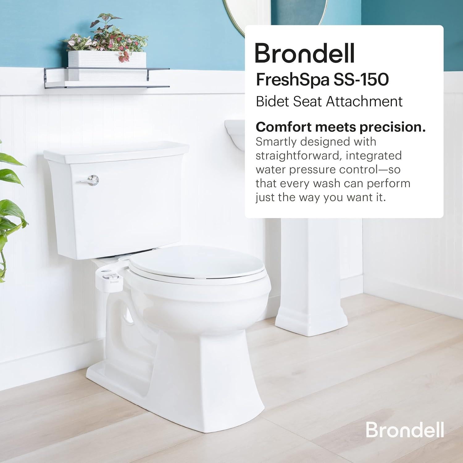 Accesorio de Bidet Brondell FreshSpa Precision Blanco 0.80 kg
