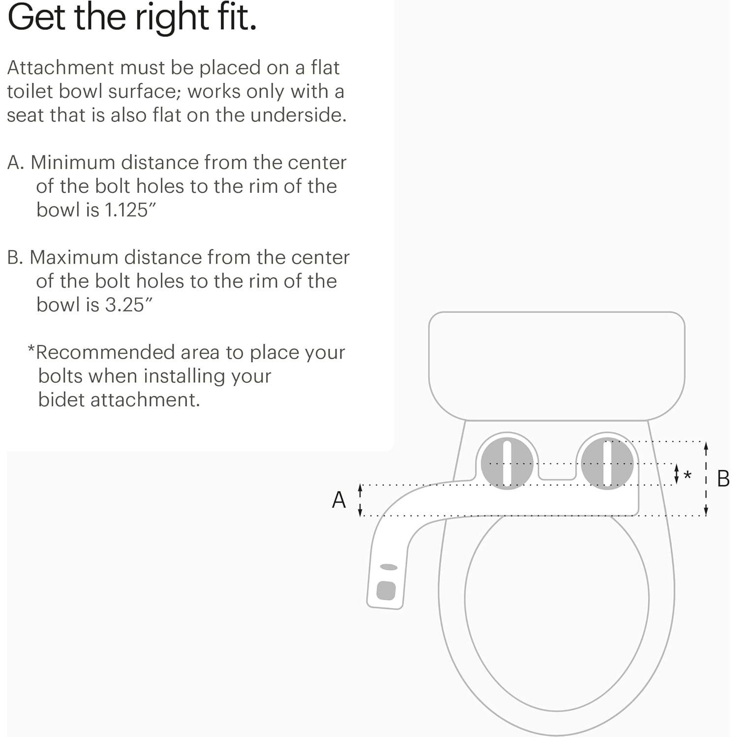 Accesorio de Bidet Brondell FreshSpa Precision Blanco 0.80 kg