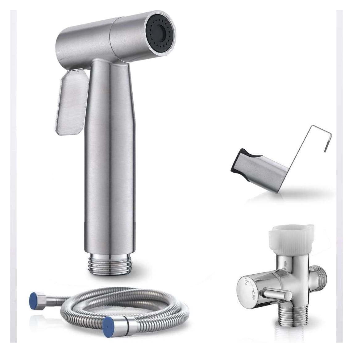 Rociador de Bidet de Mano JNGOODS, Acero Inoxidable, Ajustable