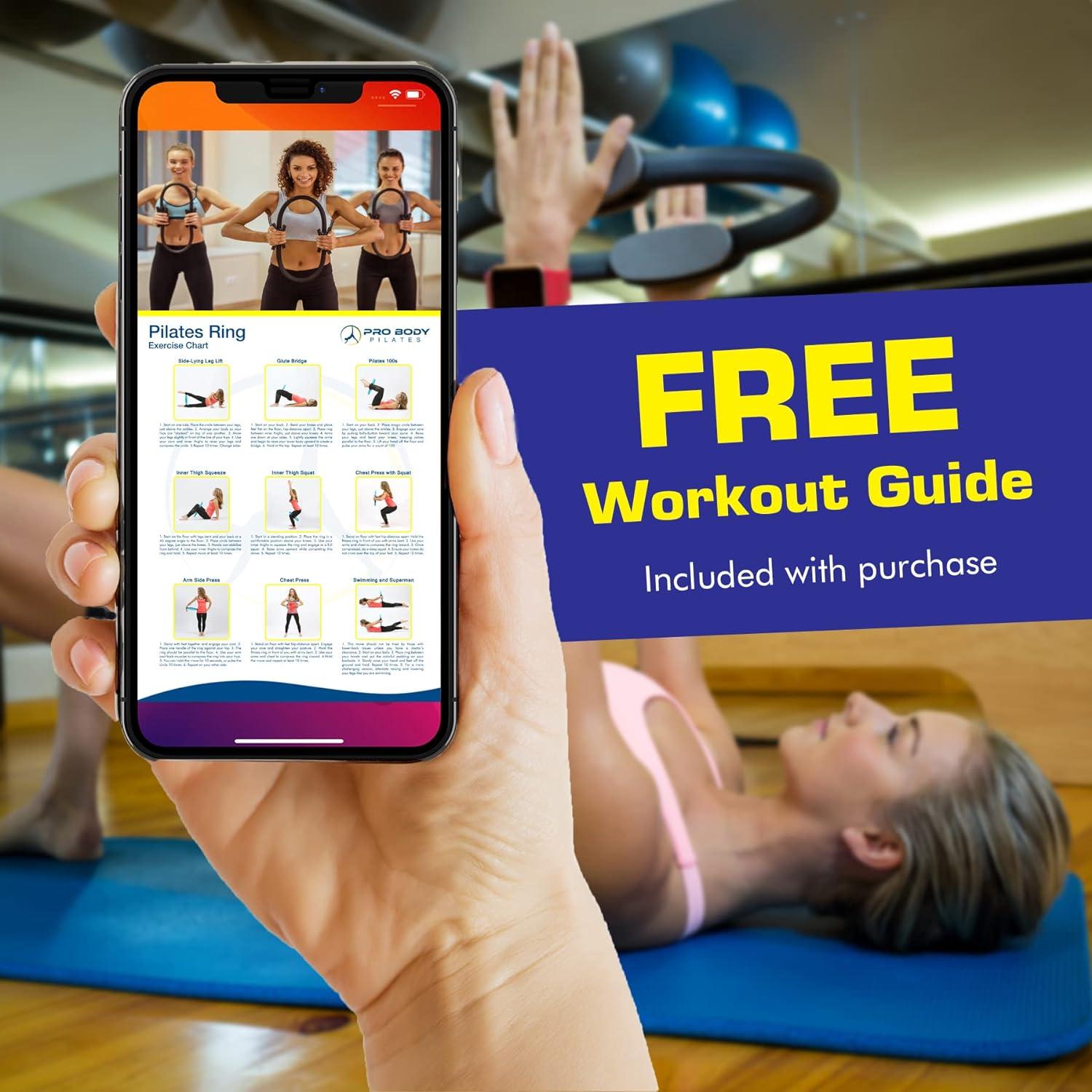 Anillo de Pilates ProBody 35 cm - Tonifica Muslos y Brazos