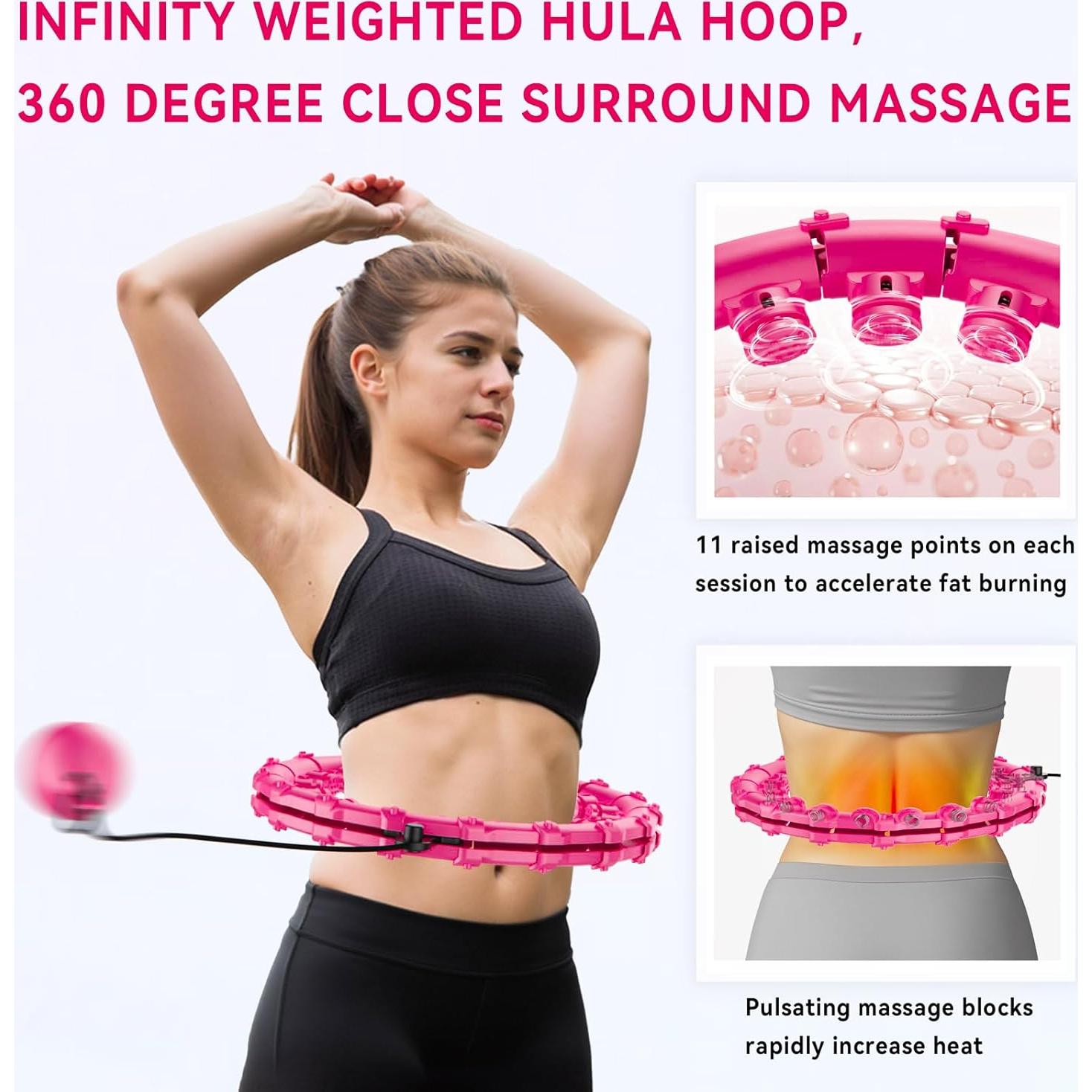 Aro de Ejercicio con Peso SHANGUANG Infinity 157 cm Rosa