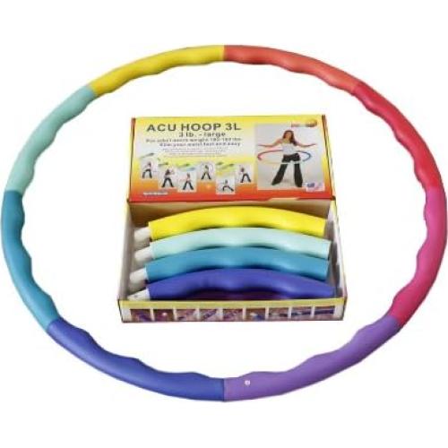 Aro Hula Ponderado Aro Deportivo Acu 3L 1.5 kg 104 cm