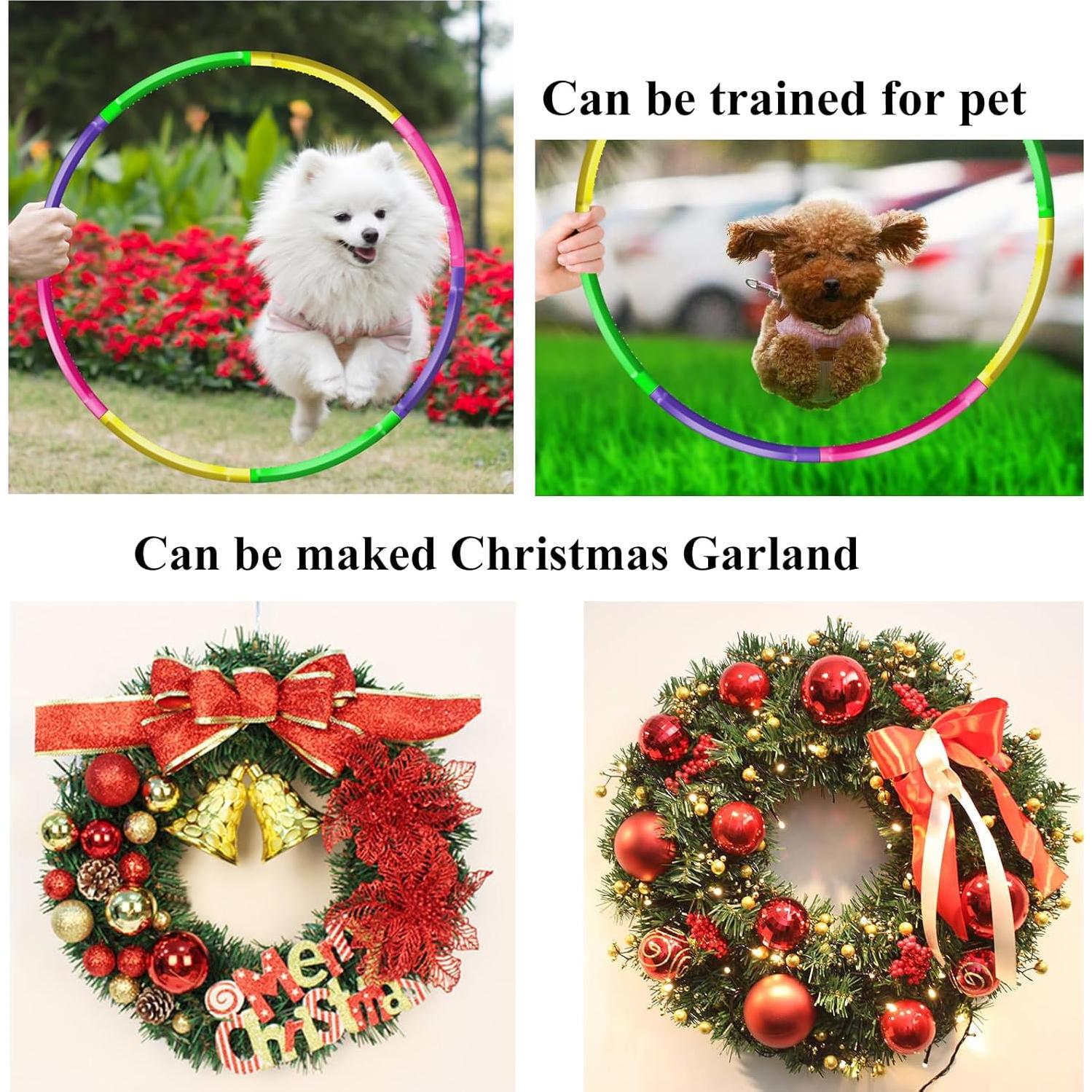 Paquete 2 Aros de Ejercicio WEOKLL Ajustables para Niños