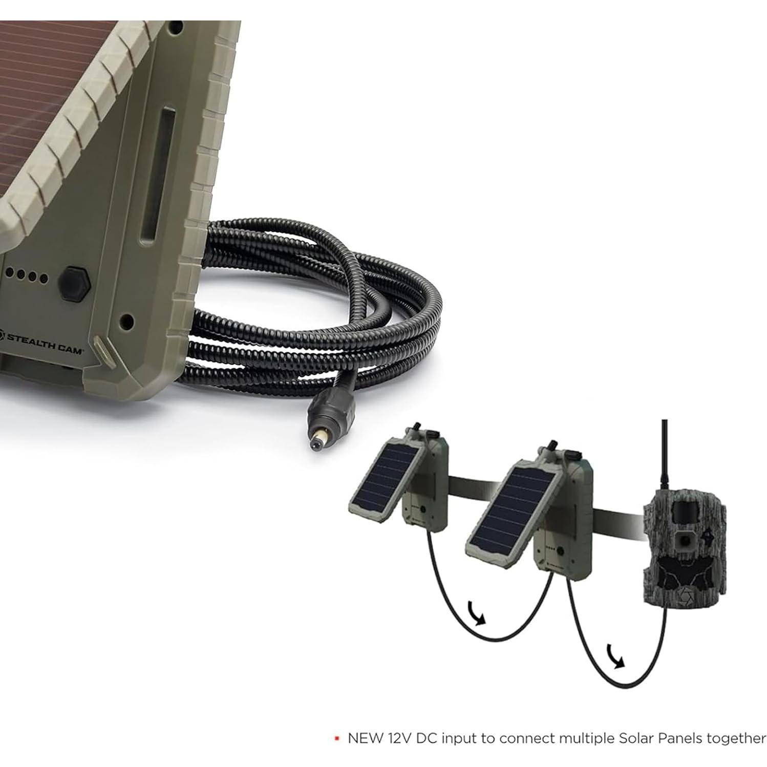 Batería Solar Stealth Cam Sol-Pak 3000mAh 12V para Cámaras