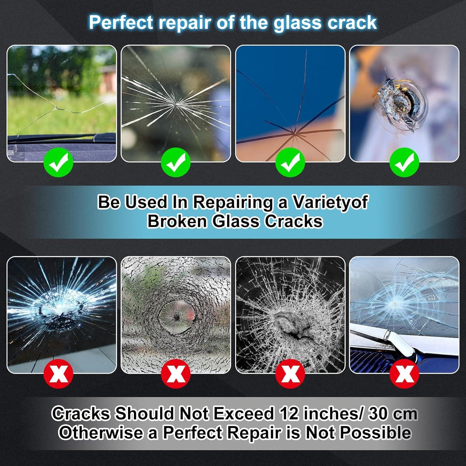 Kit de Reparación de Parabrisas Kunsia - 2 Botellas de 3ml Resina