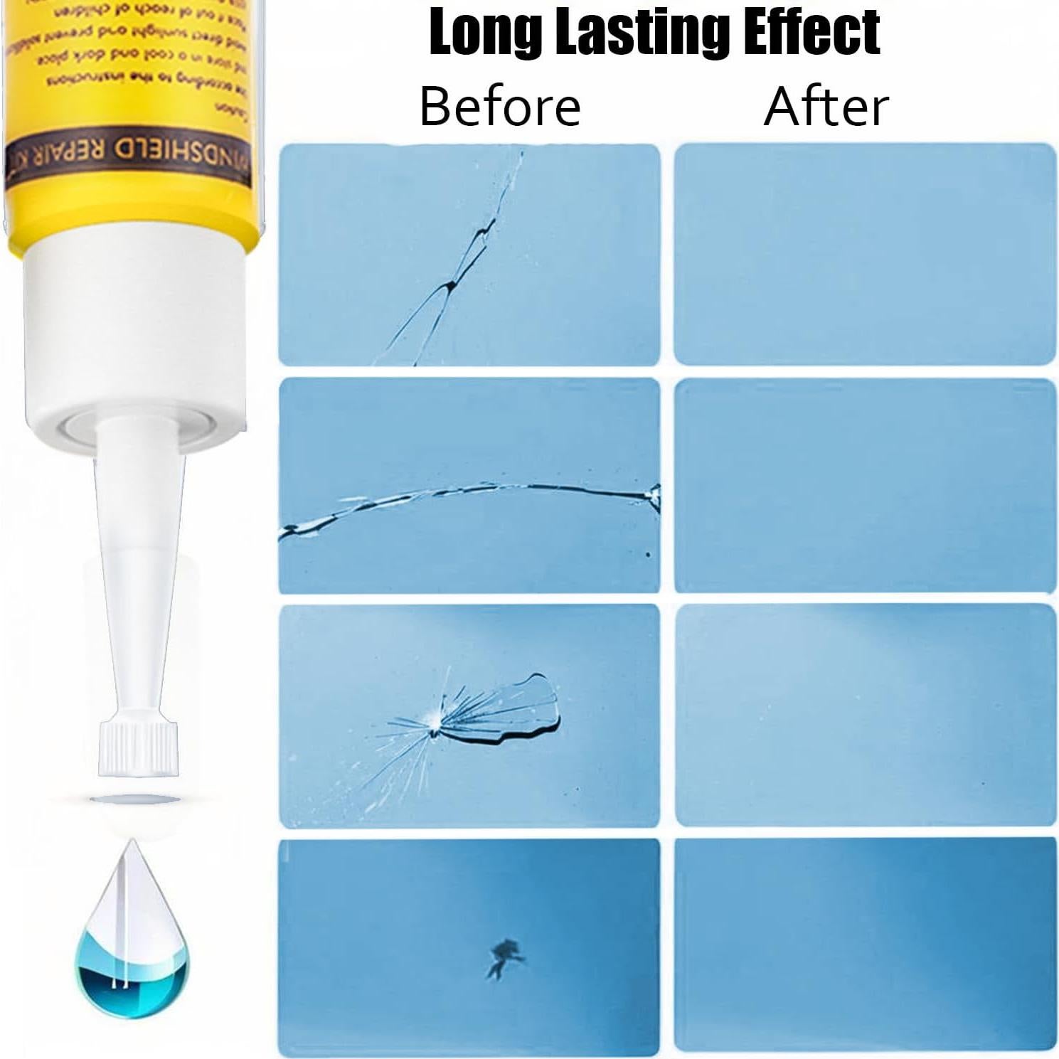 Kit de Reparación de Parabrisas Zupooko 4 Piezas Resina Nano