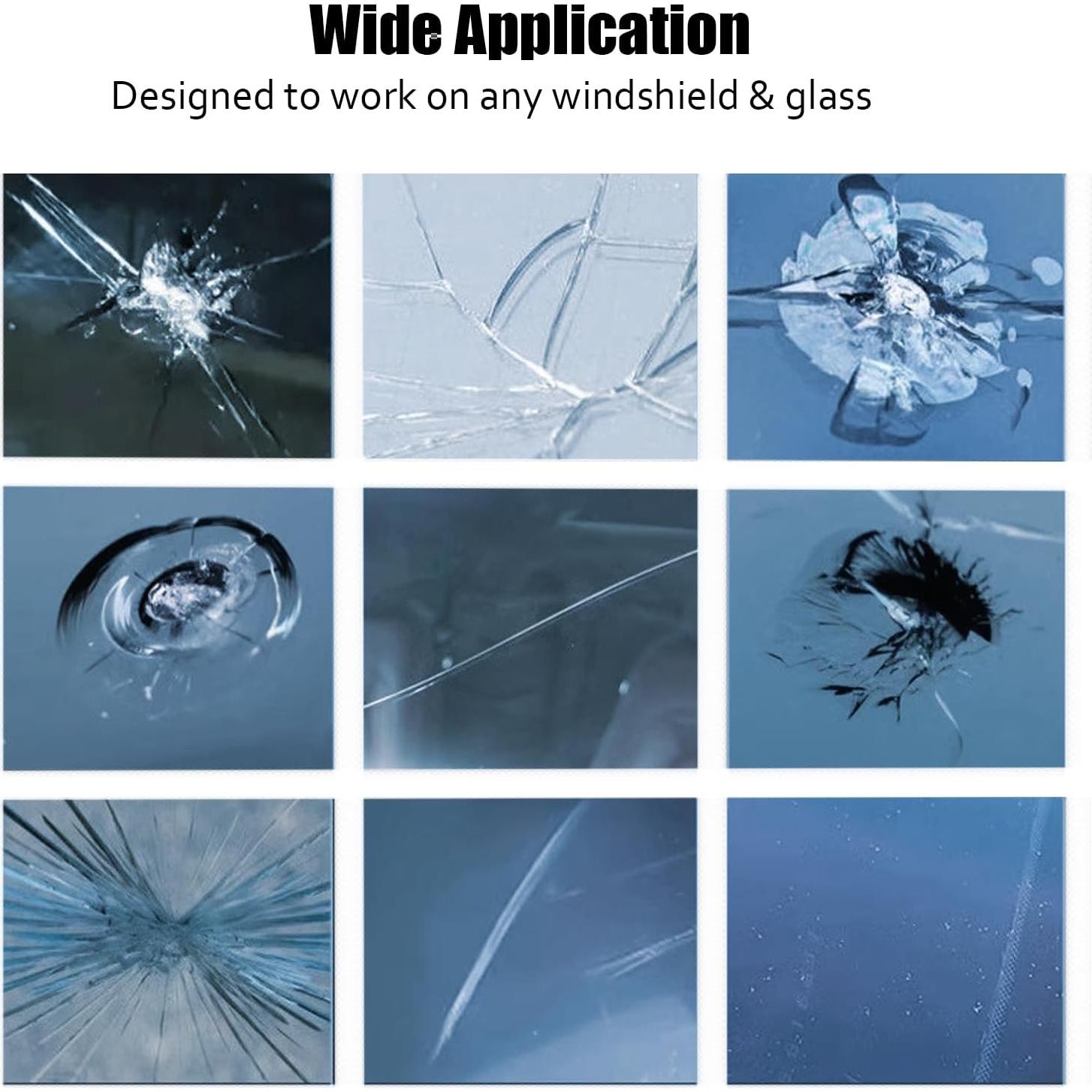 Kit de Reparación de Parabrisas Zupooko 4 Piezas Resina Nano