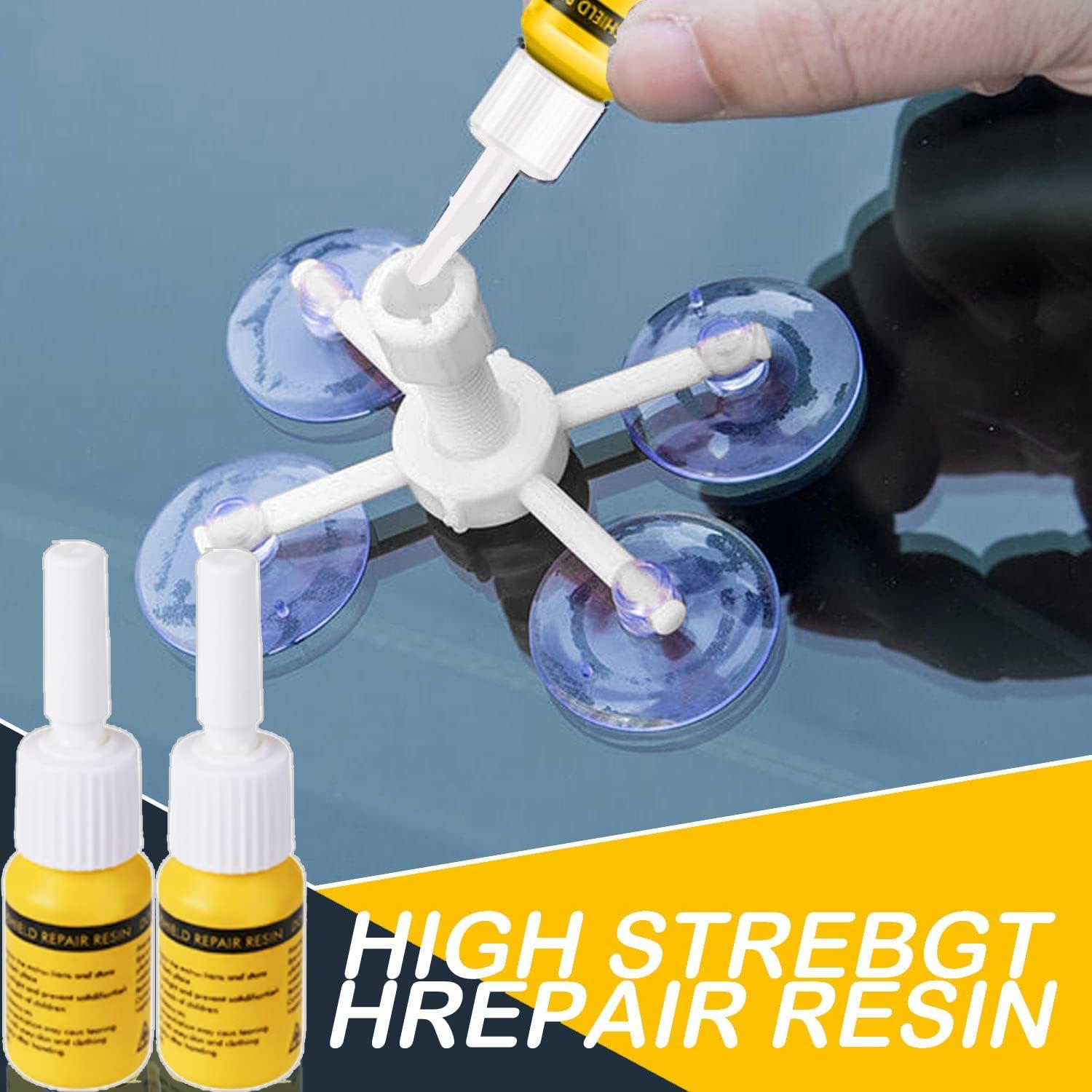 Kit de Reparación de Parabrisas Zupooko 4 Piezas Resina Nano