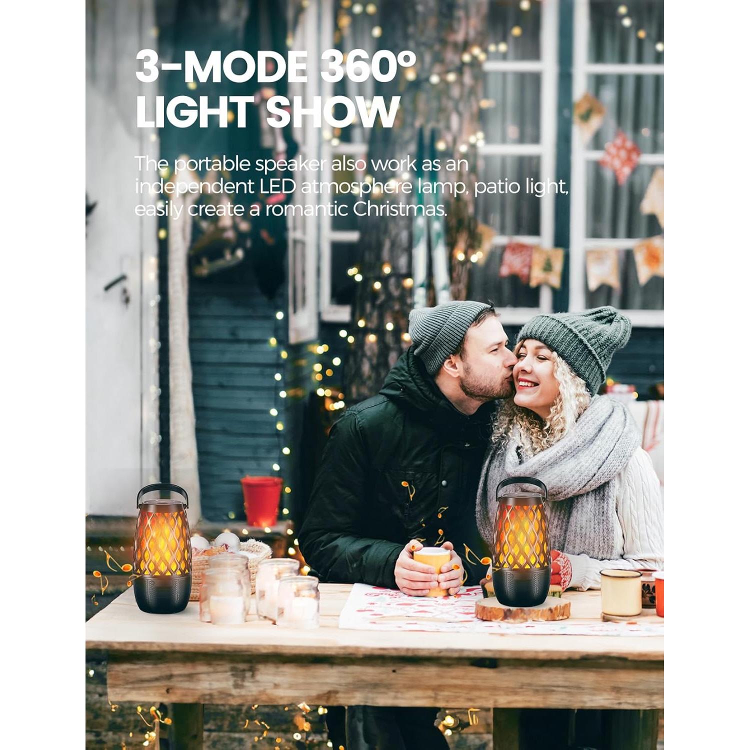 Altavoz Bluetooth BolaButty TORCH LIGHT IPX5 20h 360° LED