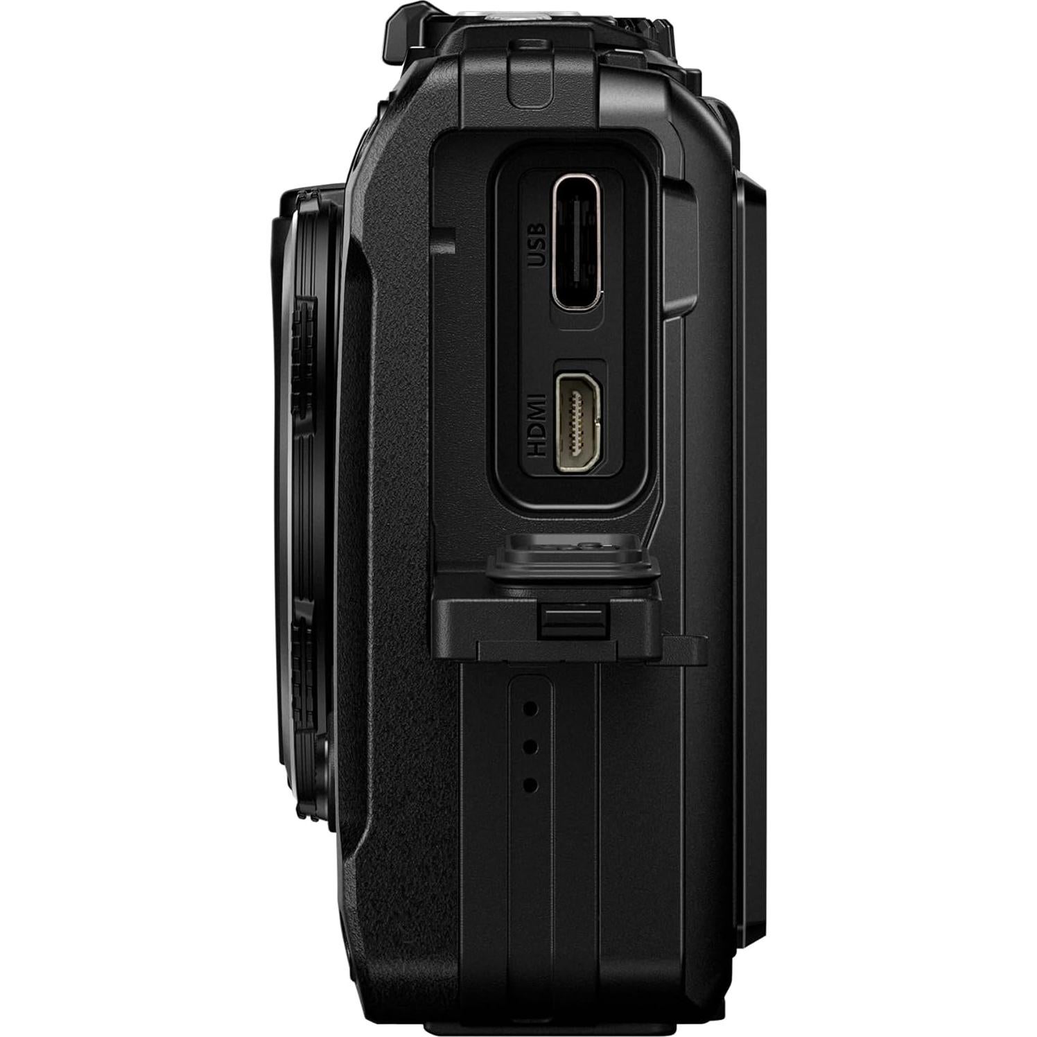 Cámara Digital OM SYSTEM Tough TG-7 Negra, Impermeable 15m