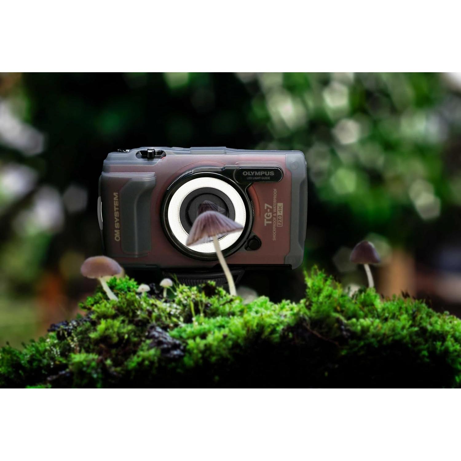 Cámara Digital OM SYSTEM Tough TG-7 Negra, Impermeable 15m