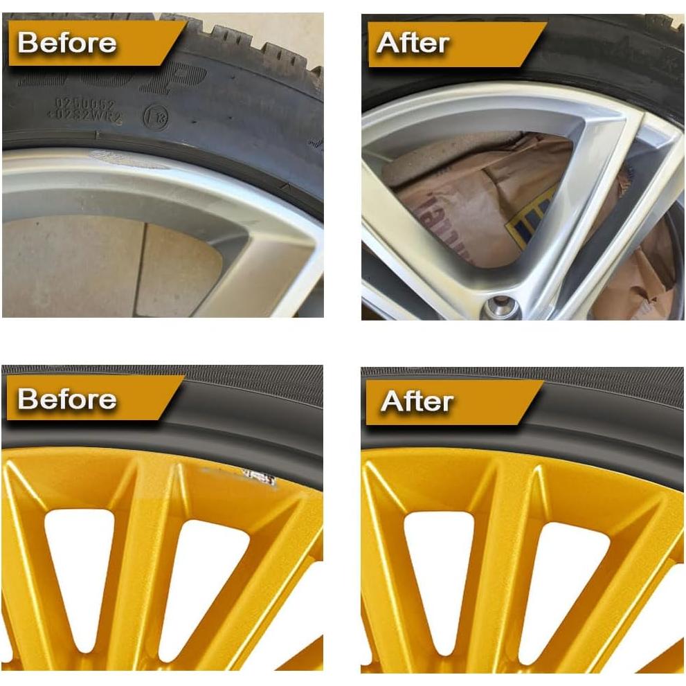 Kit de Reparación de Rayones en Ruedas EASTUP 0.3L Plata Mate