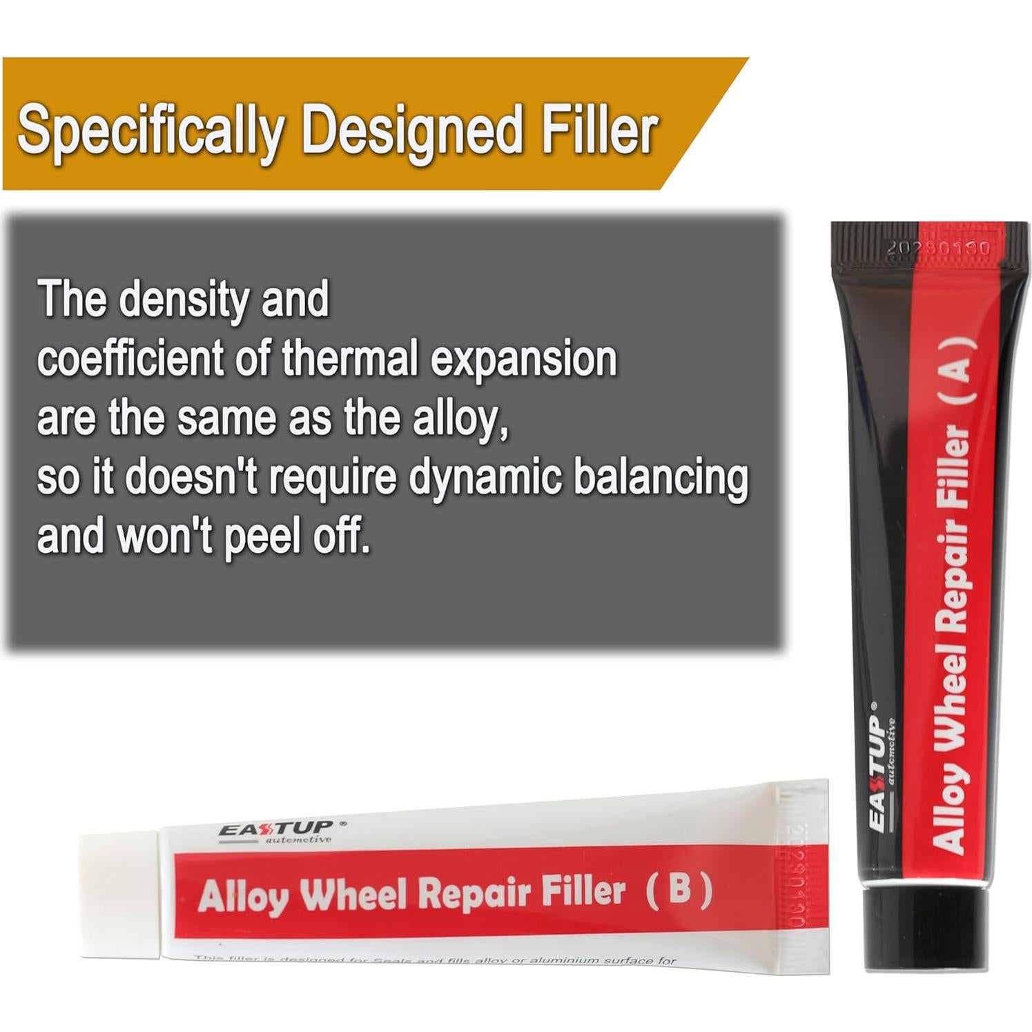 Kit de Reparación de Rayones en Ruedas EASTUP 0.3L Plata Mate