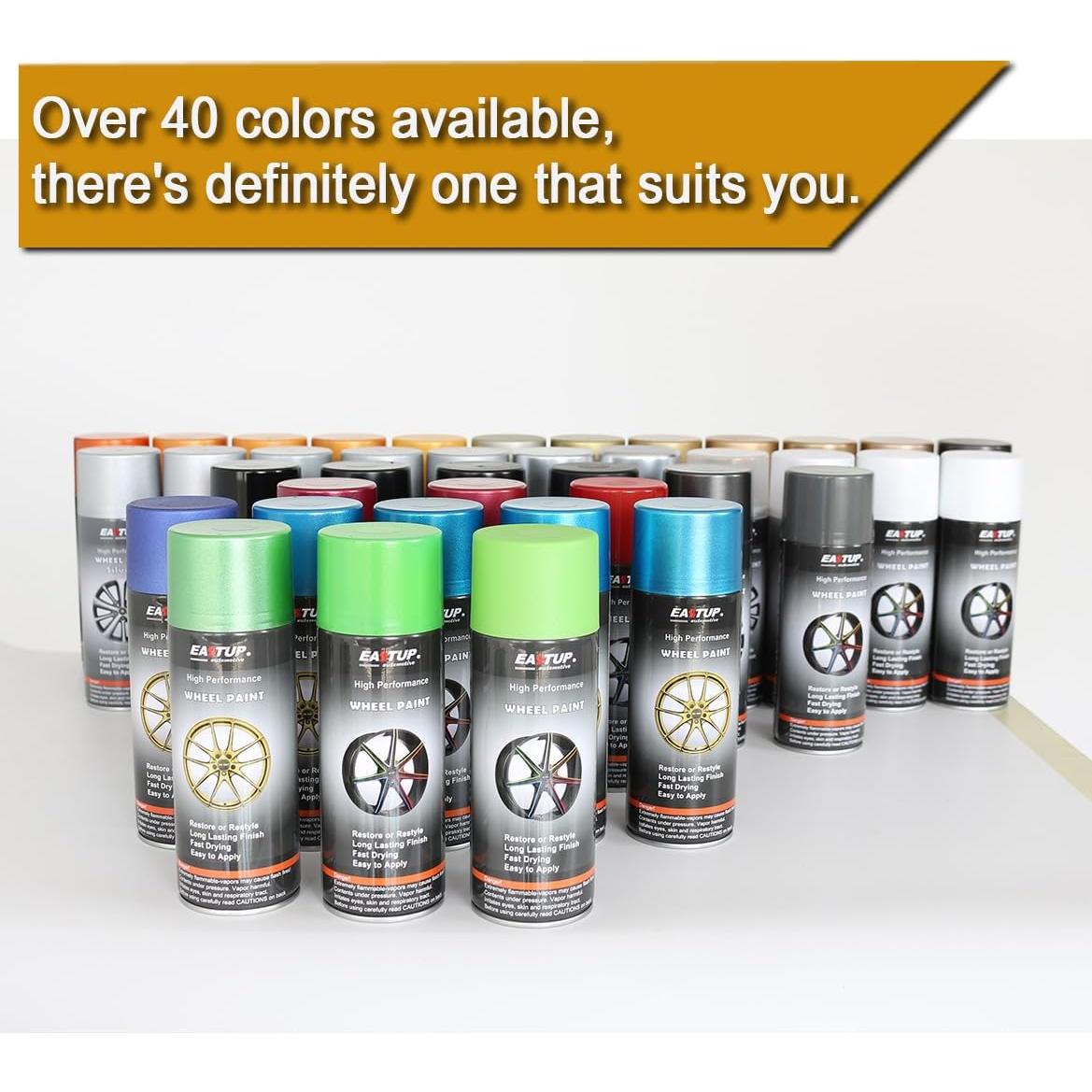 Kit de Reparación de Rayones en Ruedas EASTUP 0.3L Plata Mate