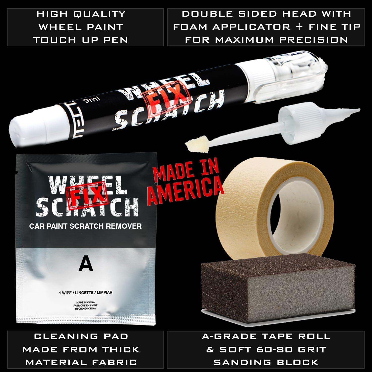 Kit de Reparación de Rasguños para Llantas Wheel Scratch Fix Antracita