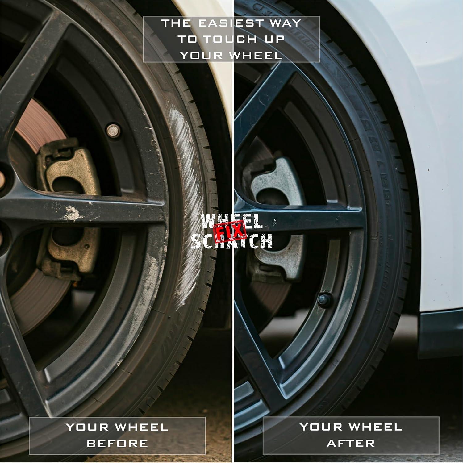 Kit de Reparación de Rasguños para Llantas Wheel Scratch Fix Antracita