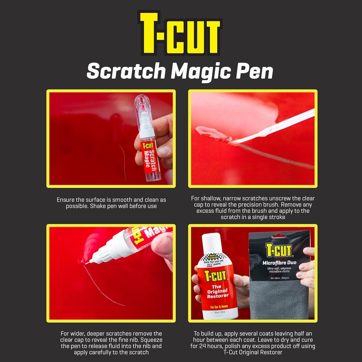 Bolígrafo T-Cut Scratch Magic 13 ml para Arañazos y Astillas