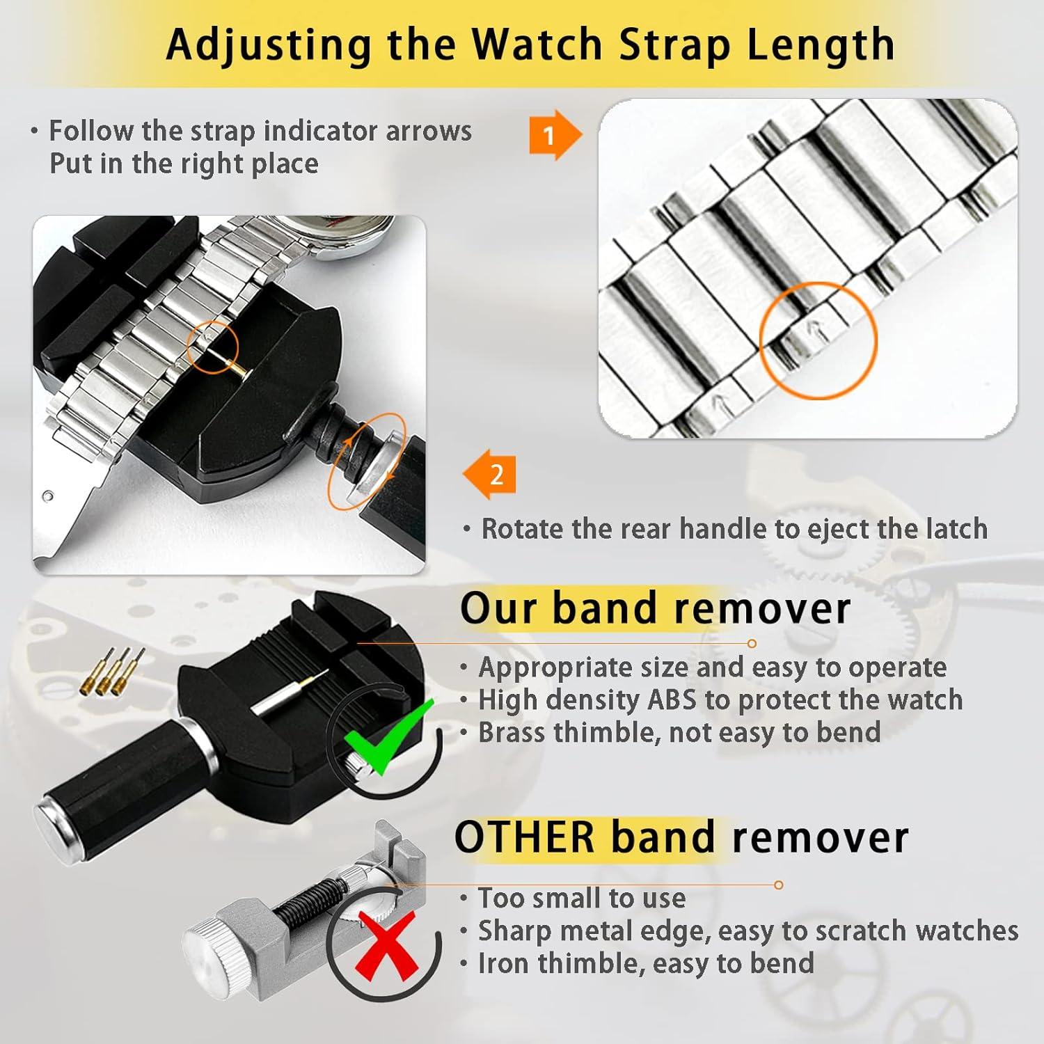 Kit de Herramientas de Reparación de Reloj GLDCAPA 142 Piezas