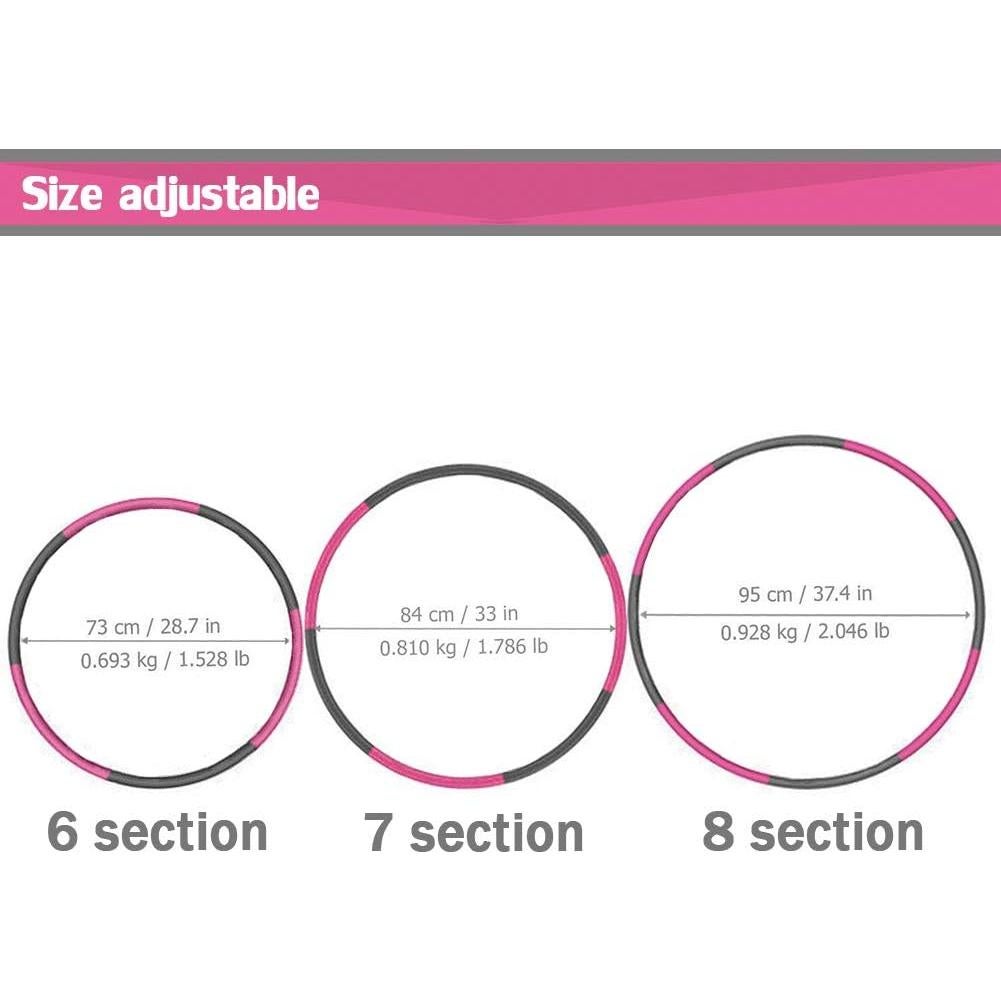Aro de Ejercicio Ajustable Auoxer TQE-089 96.5 cm 0.86 kg