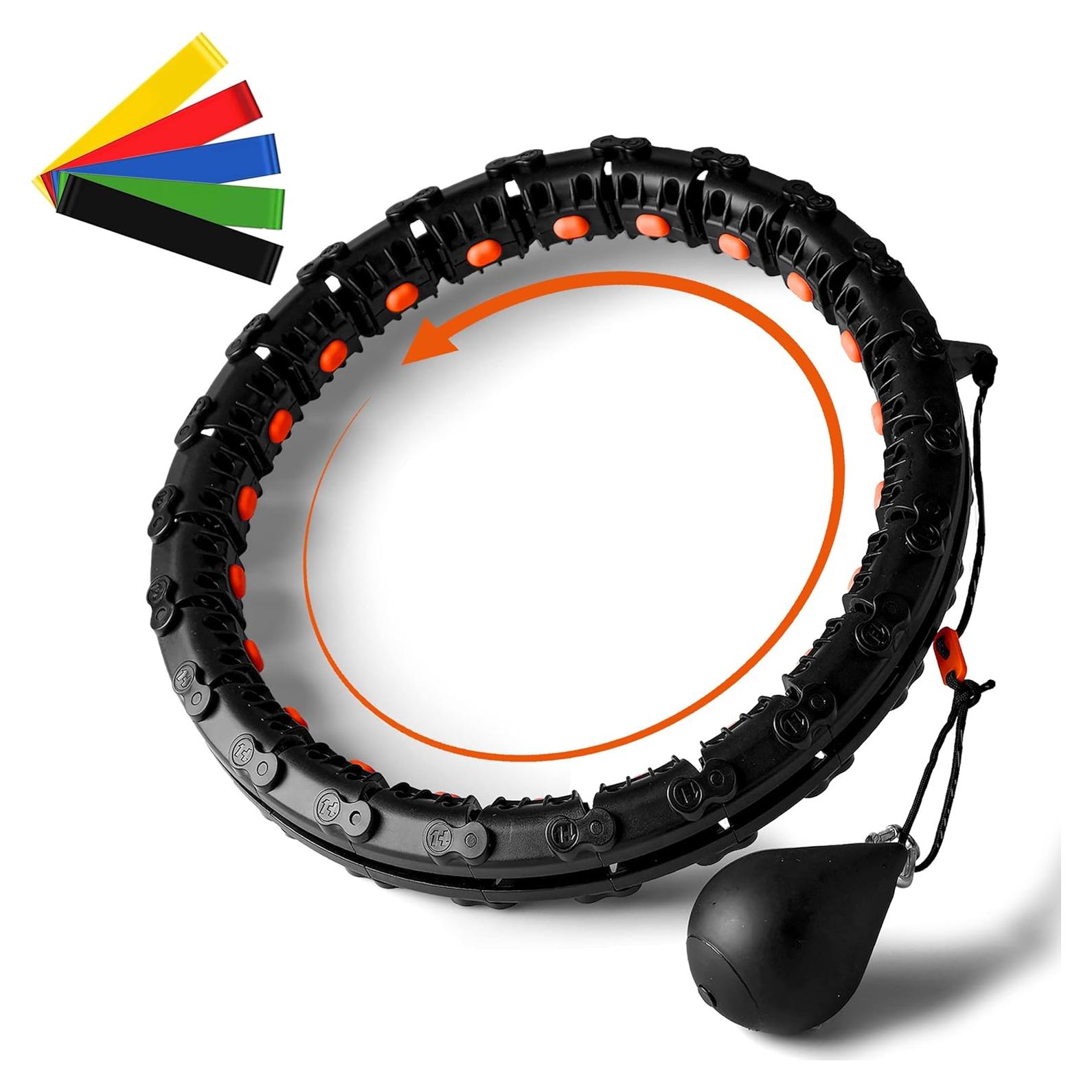 Aro Hula Ponderado SQUATZ con 5 Bandas de Resistencia