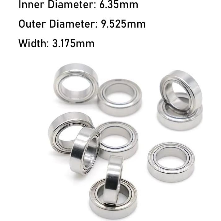 Paquete de 10 Rodamientos Silenciosos para Anillos de Hula